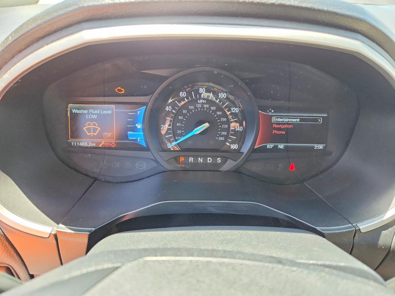 2015 Ford Edge Sel White vin: 2FMPK3J83FBB16150