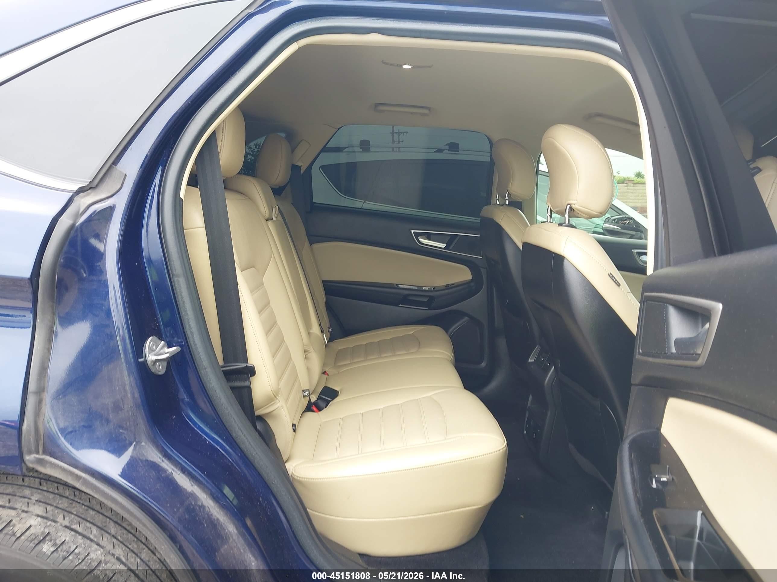 2016 Ford Edge Sel Blue vin: 2FMPK3J86GBC06278