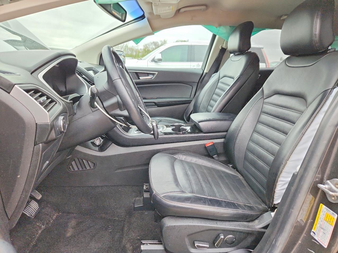 2017 Ford Edge Sel Gray vin: 2FMPK3J89HBC64855