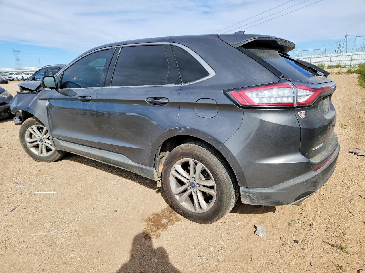 2015 Ford Edge Charcoal vin: 2FMPK3J8XFBC40044