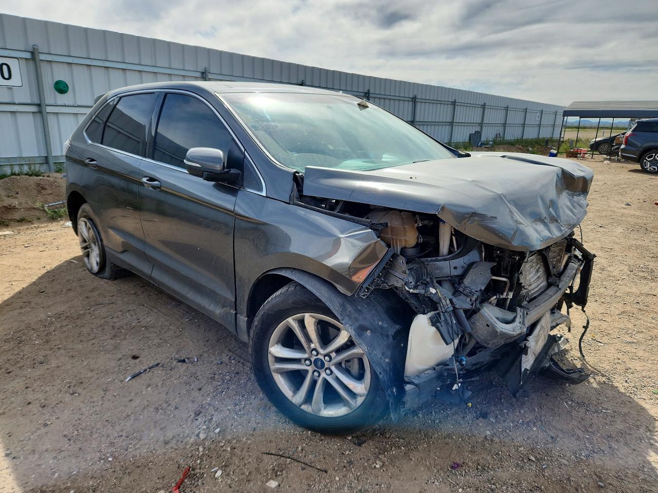 2015 Ford Edge Charcoal vin: 2FMPK3J8XFBC40044