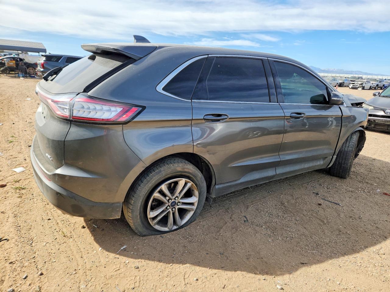 2015 Ford Edge Charcoal vin: 2FMPK3J8XFBC40044
