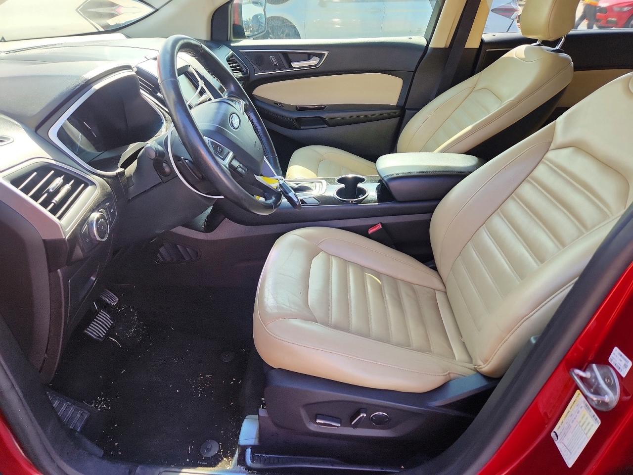 2015 Ford Edge Sel Red vin: 2FMPK3J90FBB15126