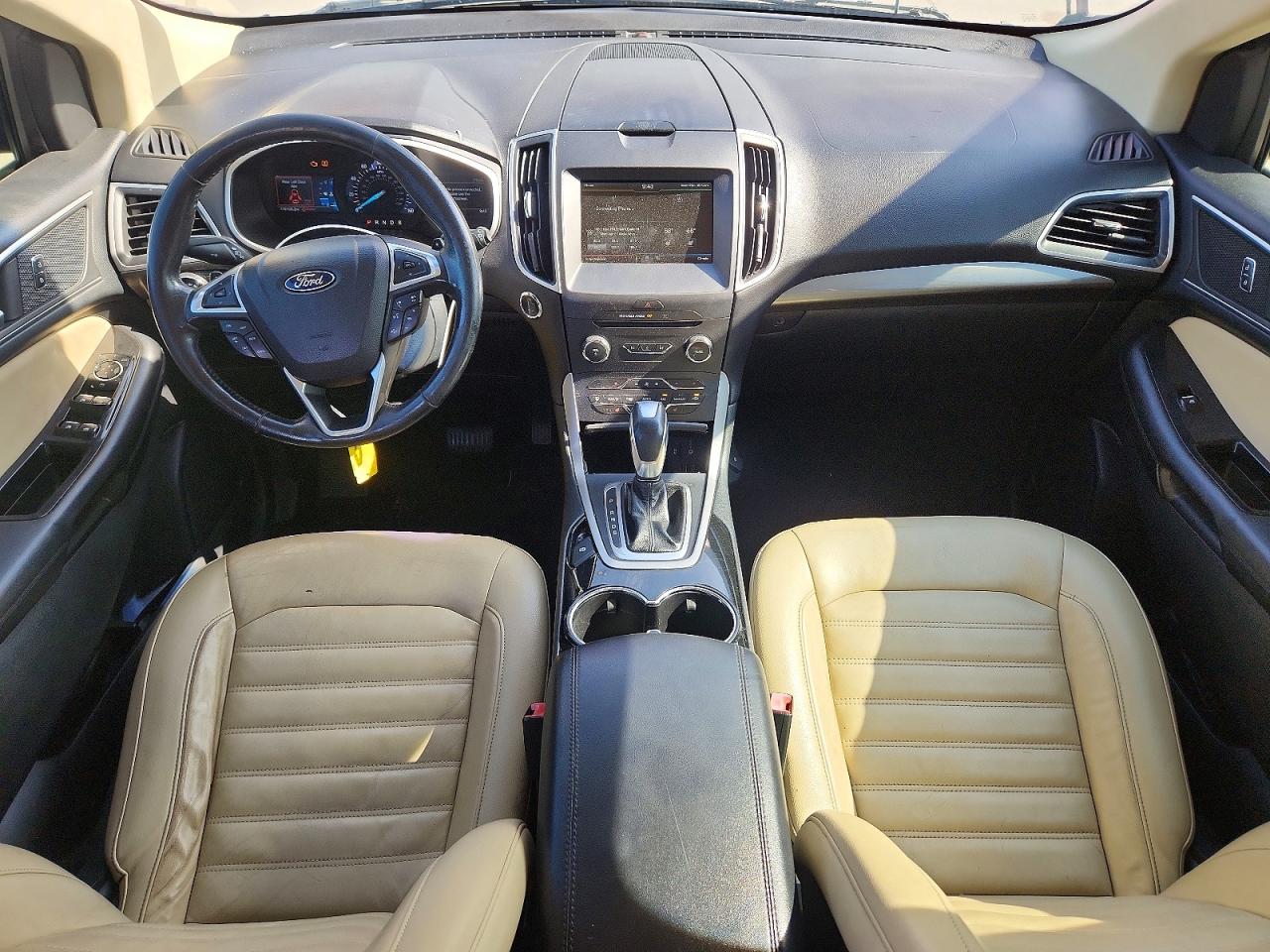 2015 Ford Edge Sel Red vin: 2FMPK3J90FBB15126