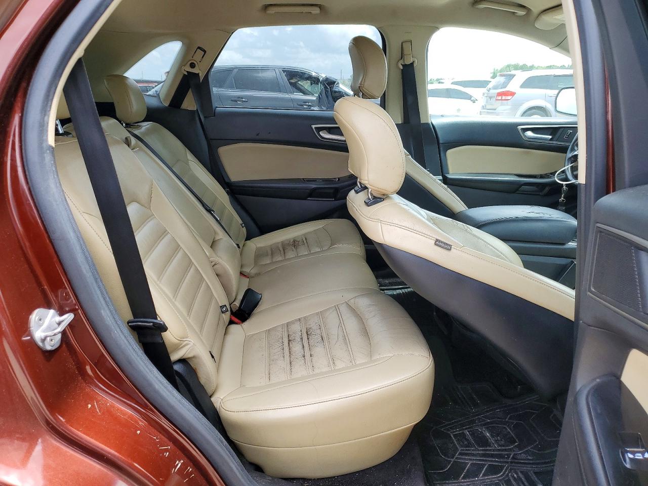 2016 Ford Edge Sel Burgundy vin: 2FMPK3J90GBC36658