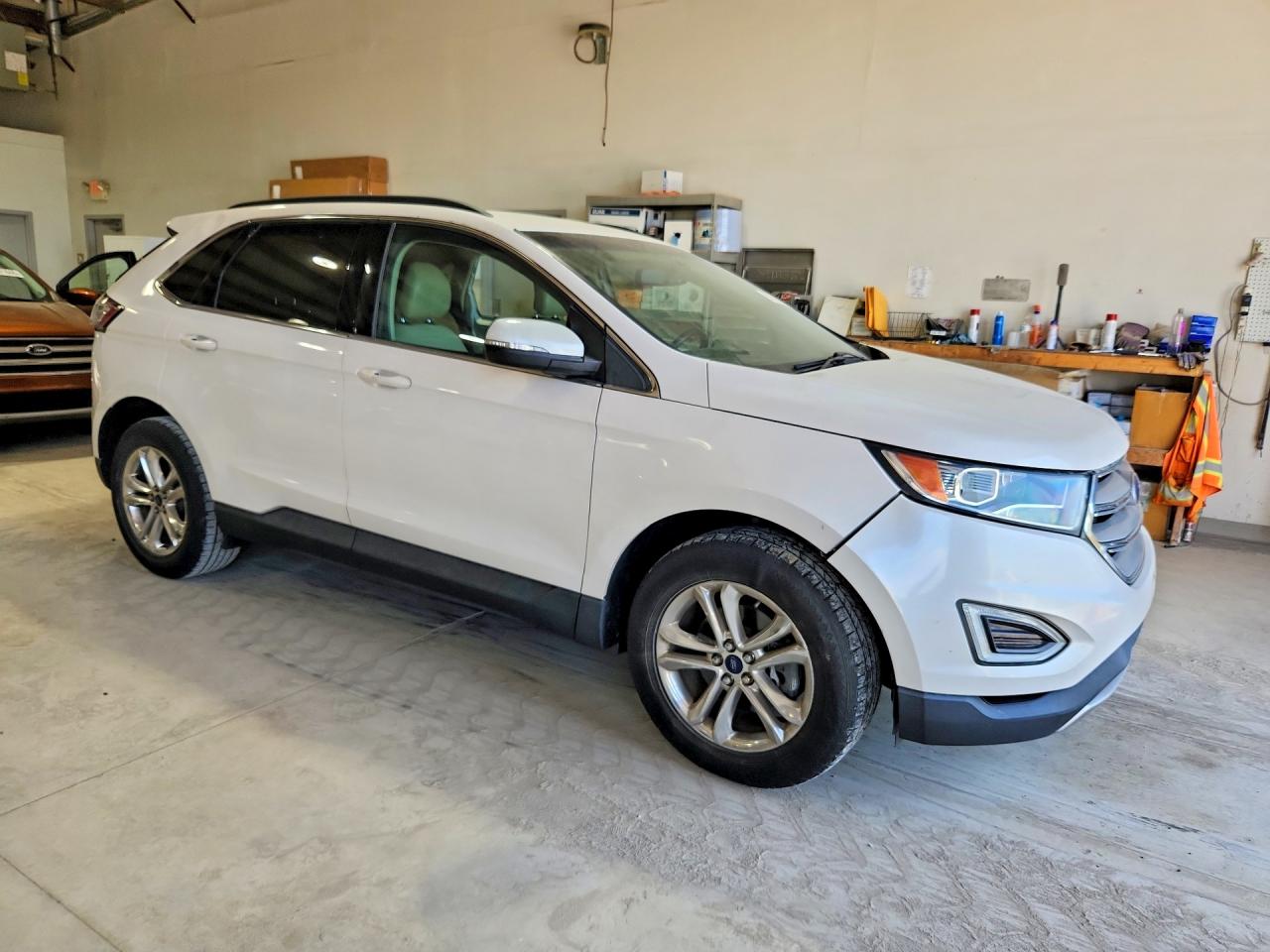 2016 Ford Edge Sel White vin: 2FMPK3J90GBC37809