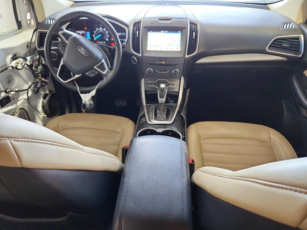 2016 Ford Edge Sel White vin: 2FMPK3J90GBC37809