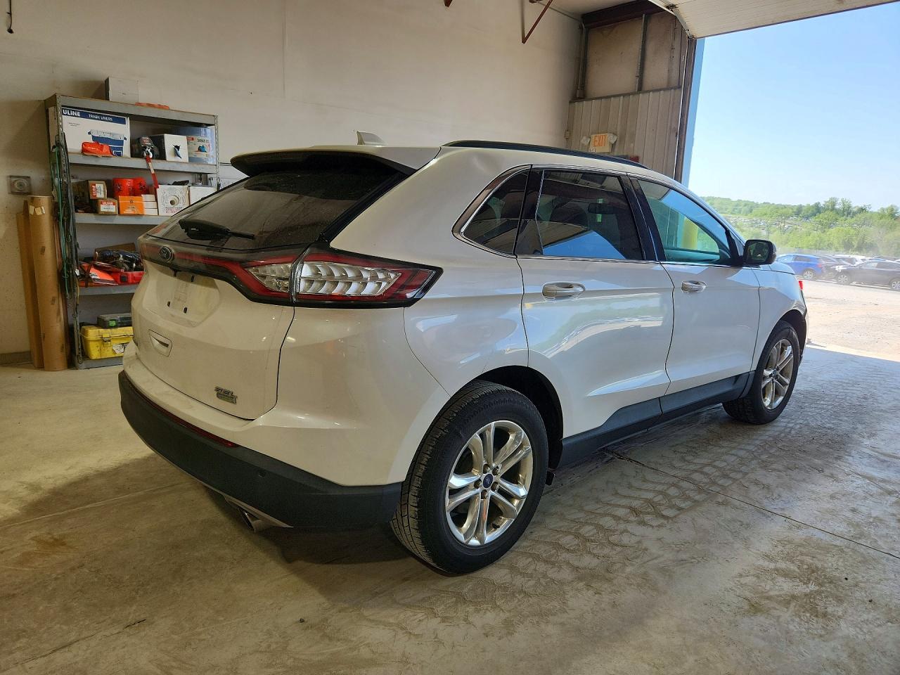 2016 Ford Edge Sel White vin: 2FMPK3J90GBC37809