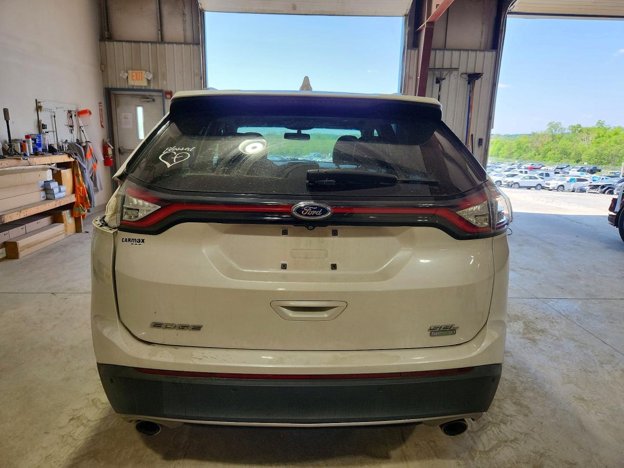 2016 Ford Edge Sel White vin: 2FMPK3J90GBC37809