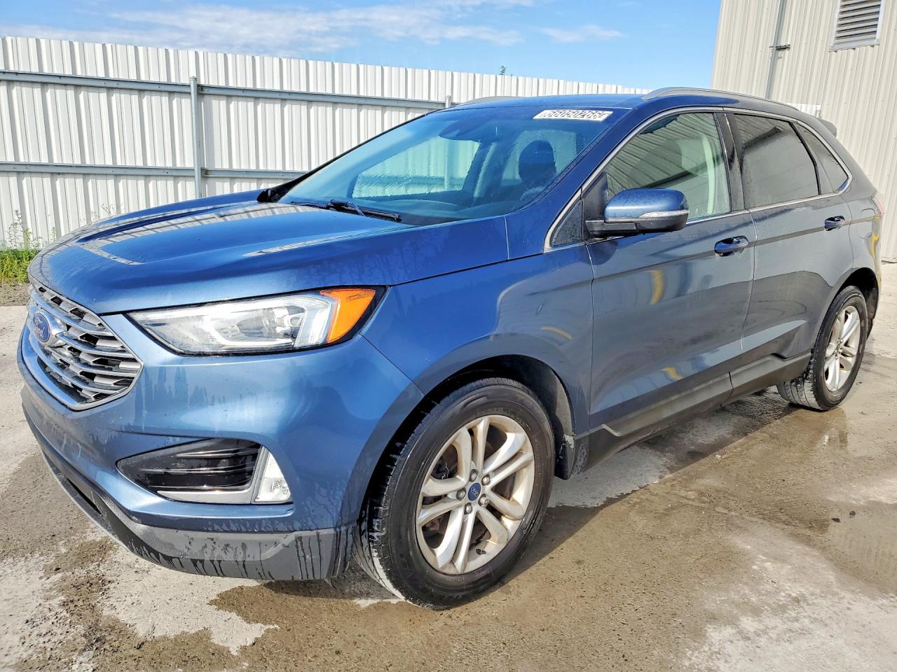 2019 Ford Edge Sel Blue vin: 2FMPK3J90KBB83131