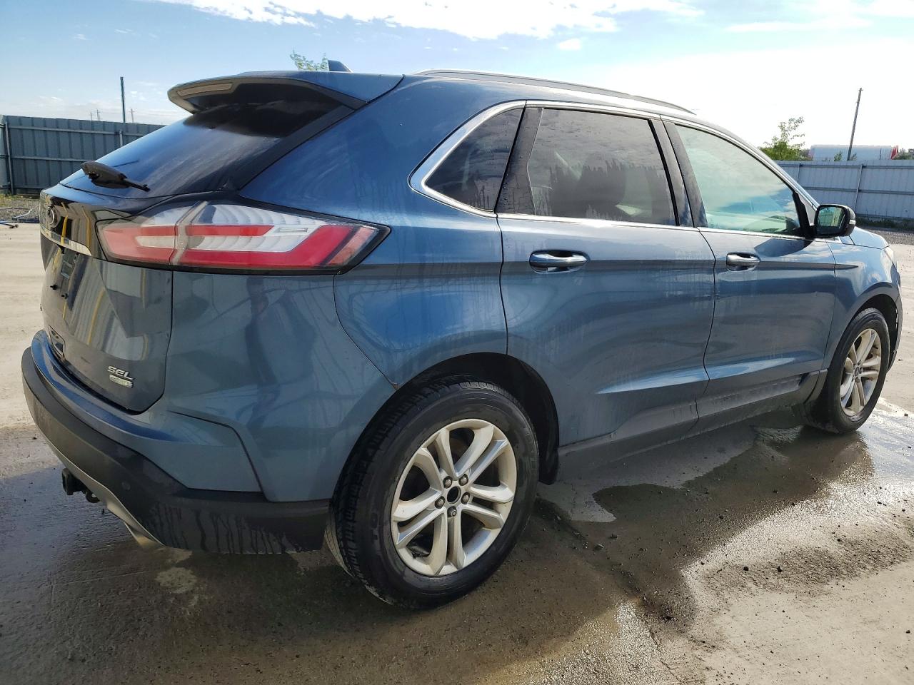 2019 Ford Edge Sel Blue vin: 2FMPK3J90KBB83131