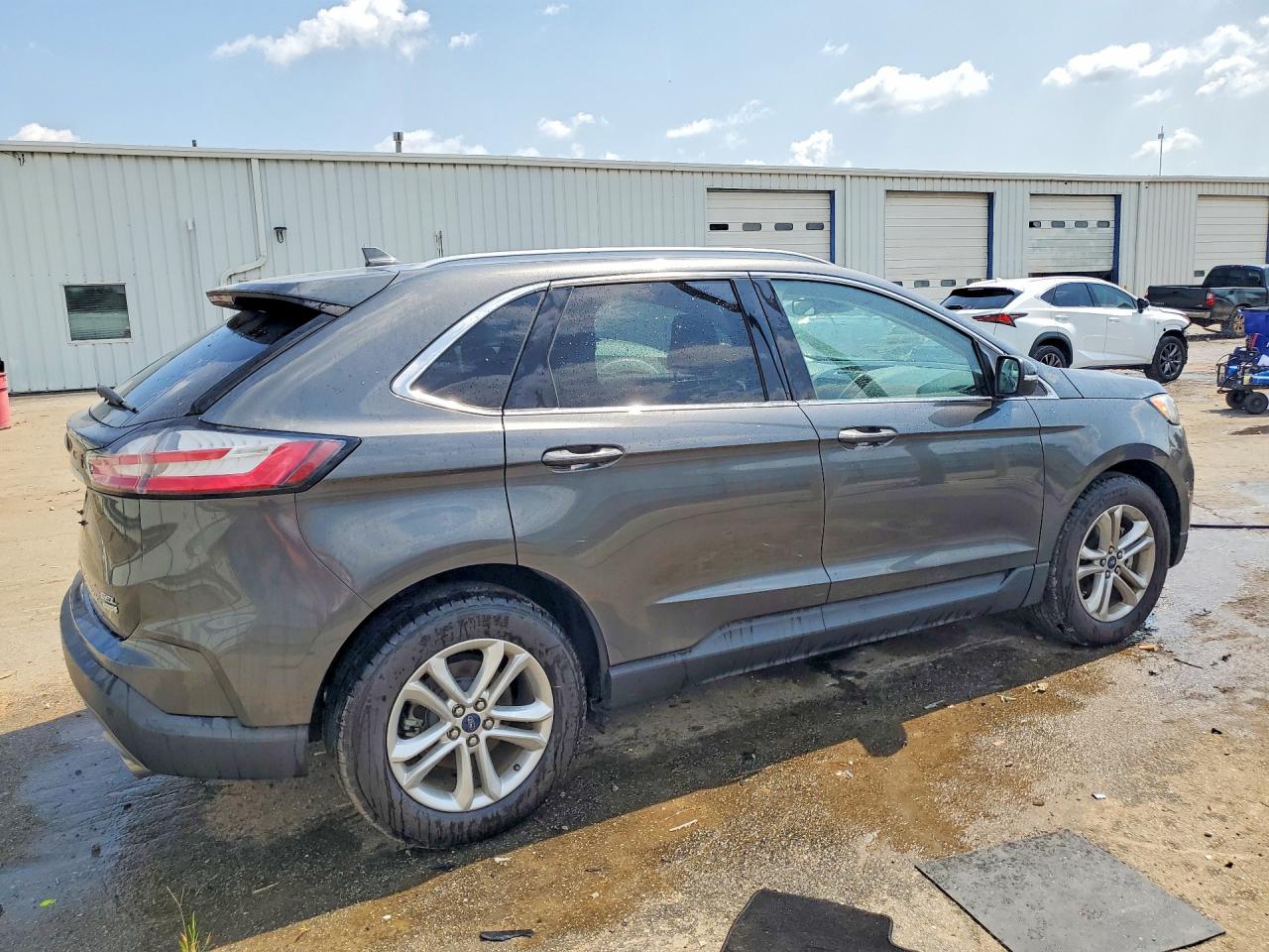 2020 Ford Edge Sel Gray vin: 2FMPK3J91LBA39170
