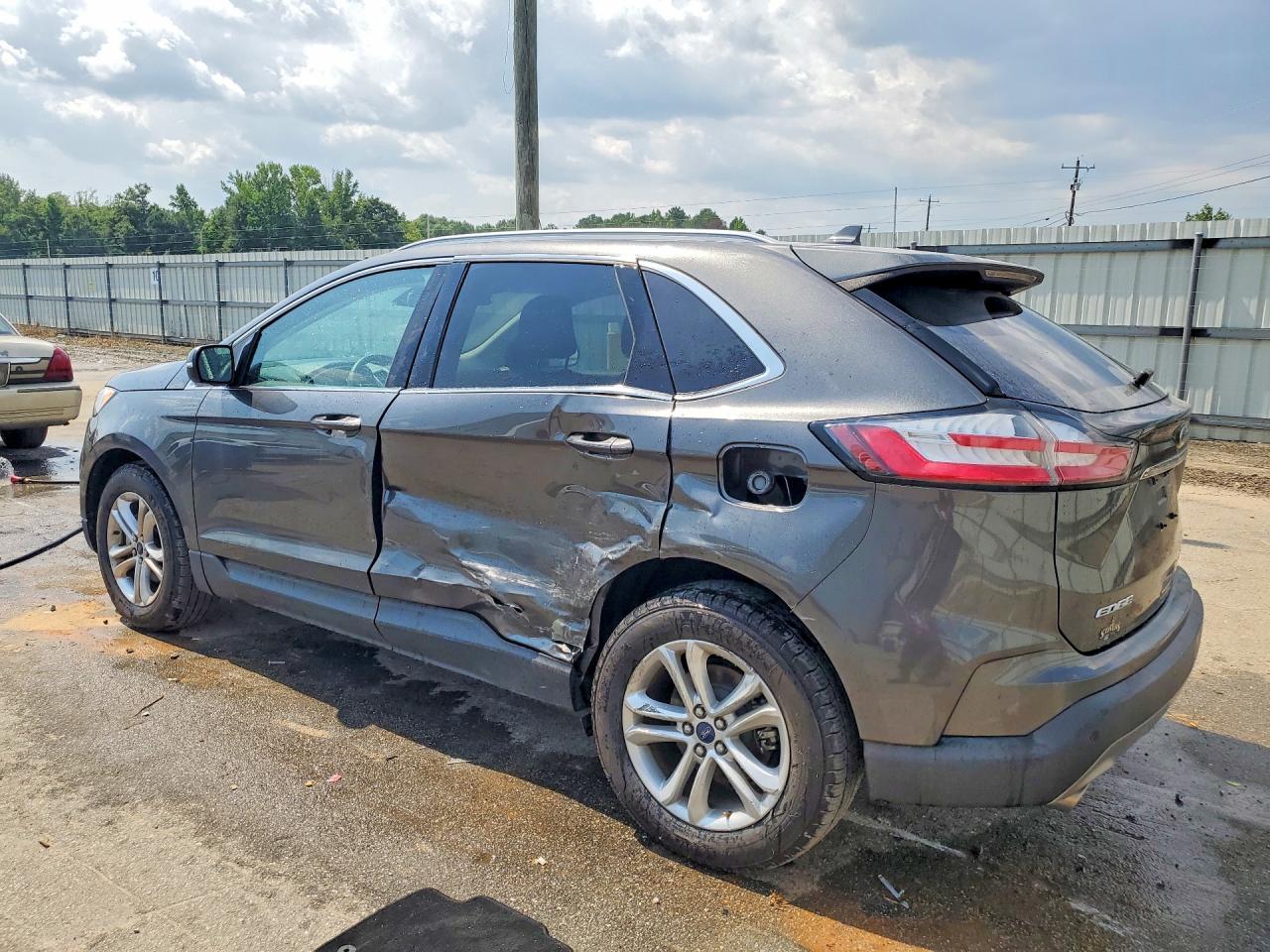 2020 Ford Edge Sel Gray vin: 2FMPK3J91LBA39170