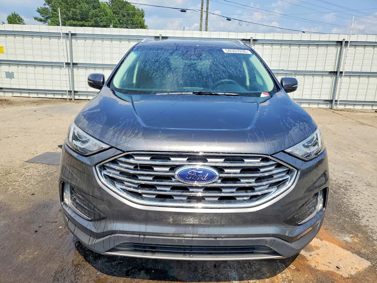 2020 Ford Edge Sel Gray vin: 2FMPK3J91LBA39170