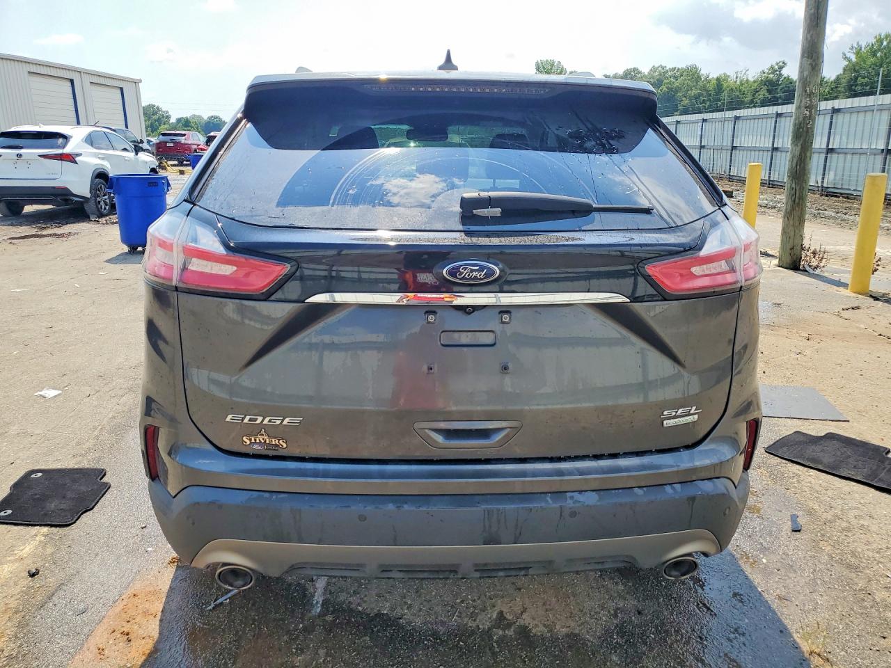 2020 Ford Edge Sel Gray vin: 2FMPK3J91LBA39170