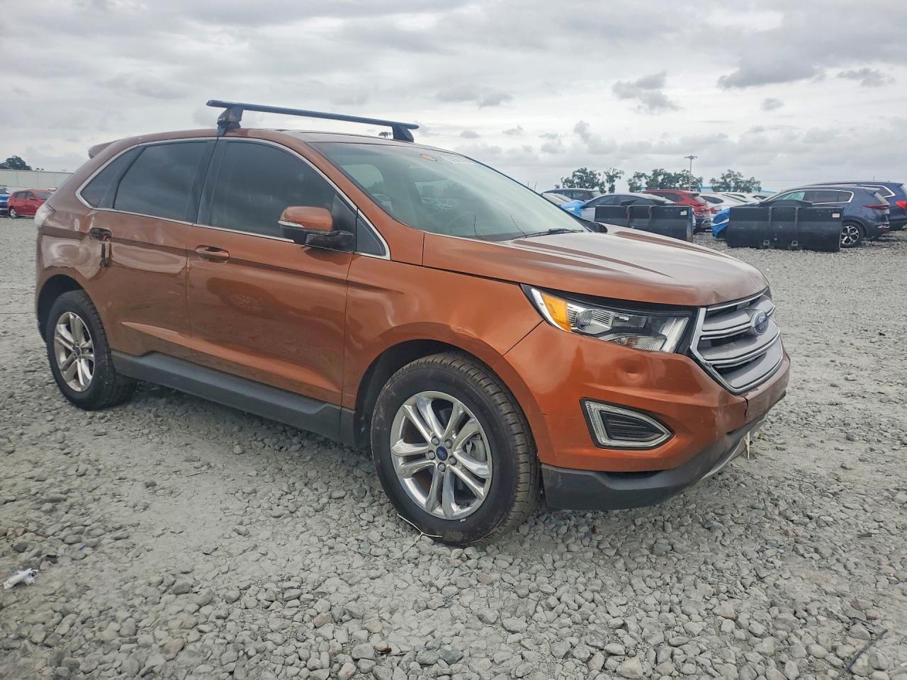 2017 Ford Edge Sel Brown vin: 2FMPK3J92HBC59621