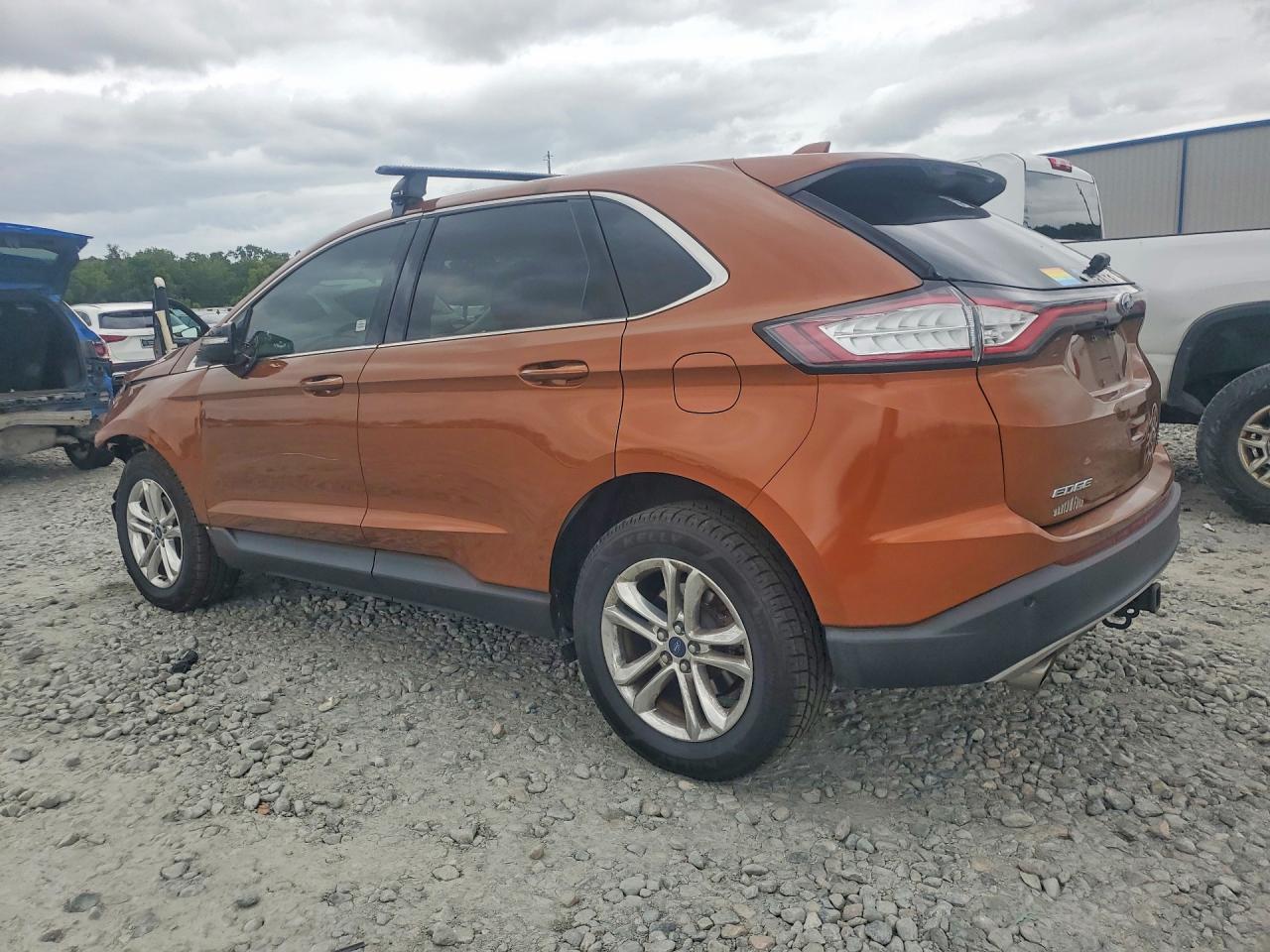 2017 Ford Edge Sel Brown vin: 2FMPK3J92HBC59621