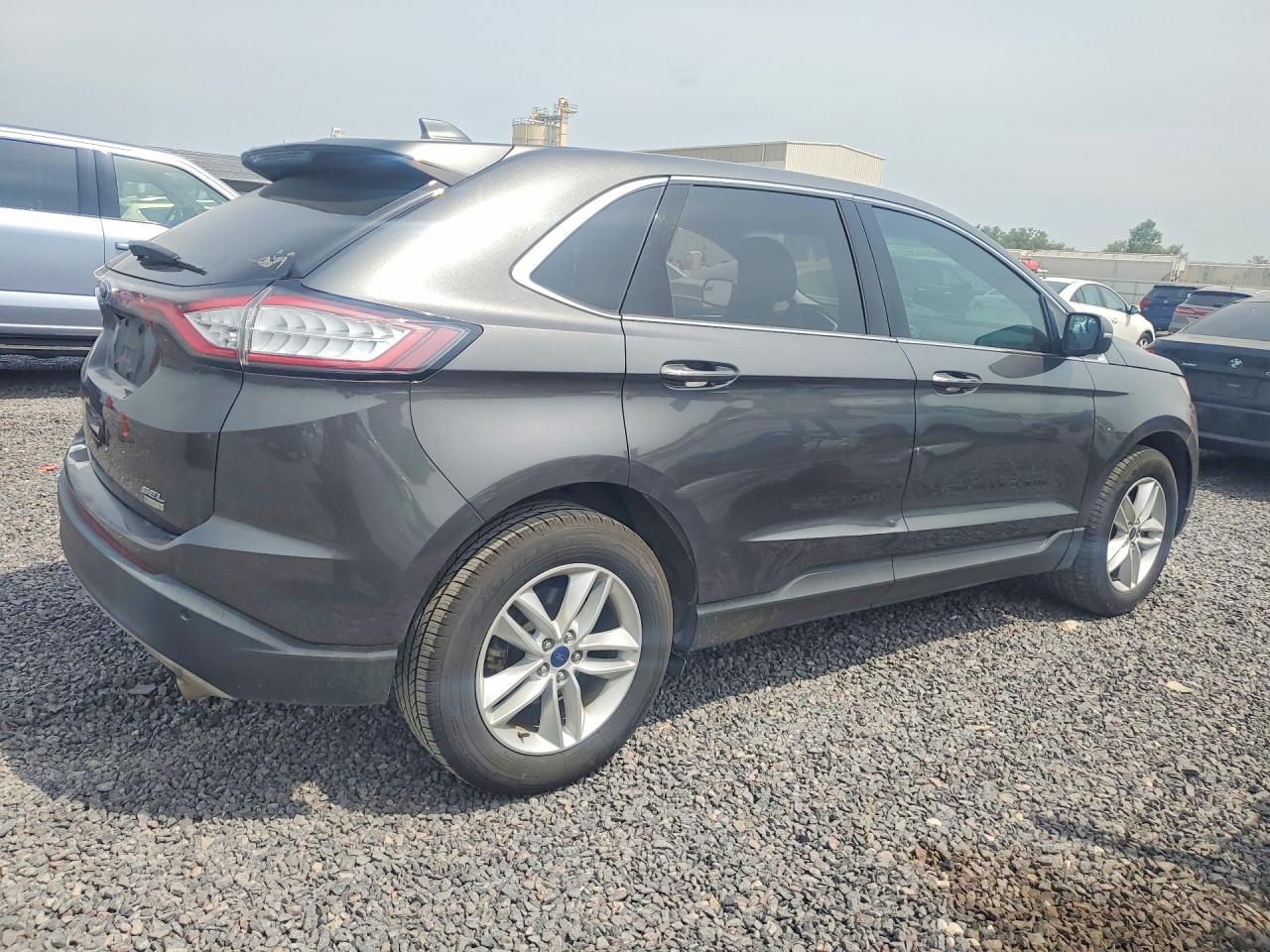 2016 Ford Edge Sel Gray vin: 2FMPK3J93GBB18555
