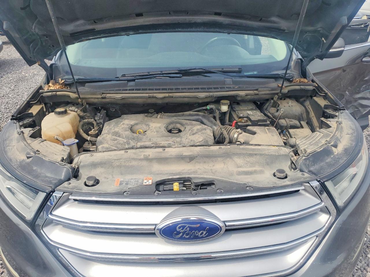 2016 Ford Edge Sel Gray vin: 2FMPK3J93GBB18555
