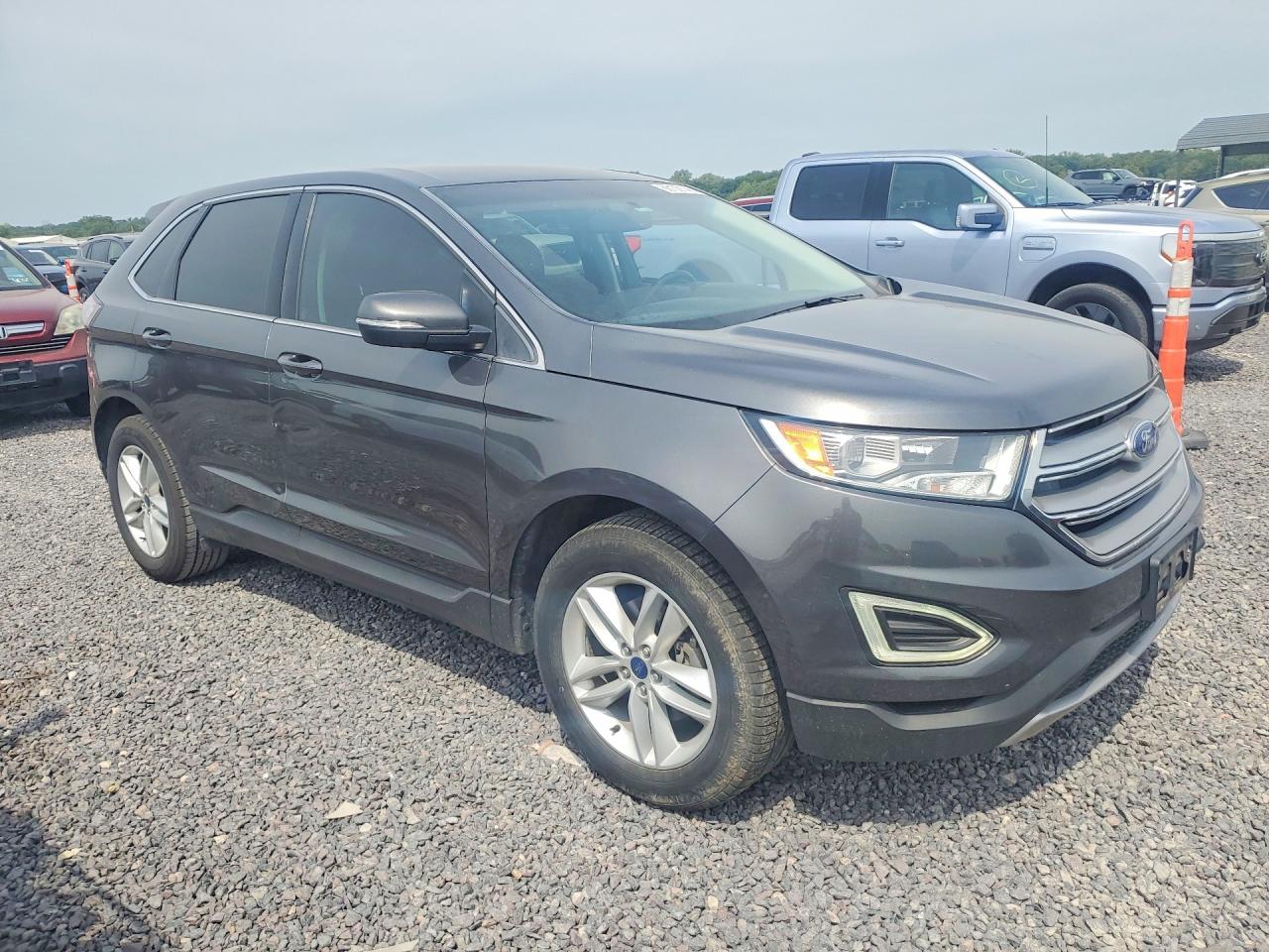 2016 Ford Edge Sel Gray vin: 2FMPK3J93GBB18555