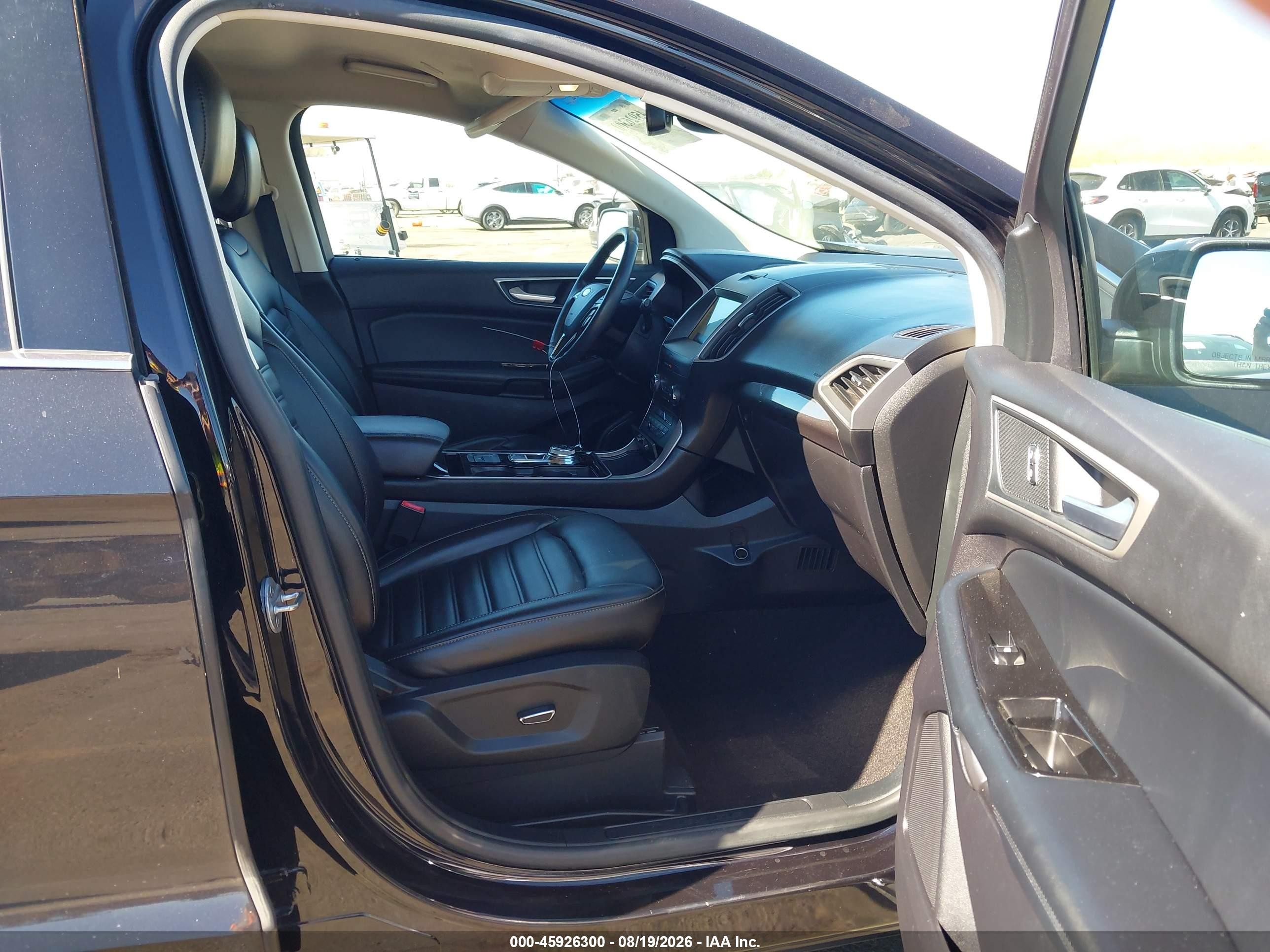 2019 Ford Edge Sel Black vin: 2FMPK3J93KBB46977