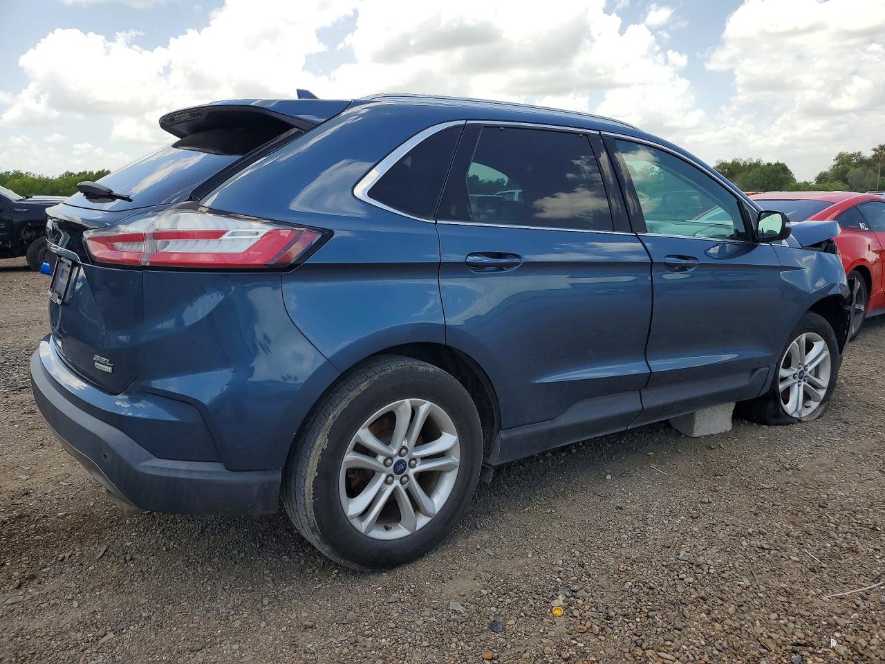 2019 Ford Edge Sel Blue vin: 2FMPK3J93KBB48874