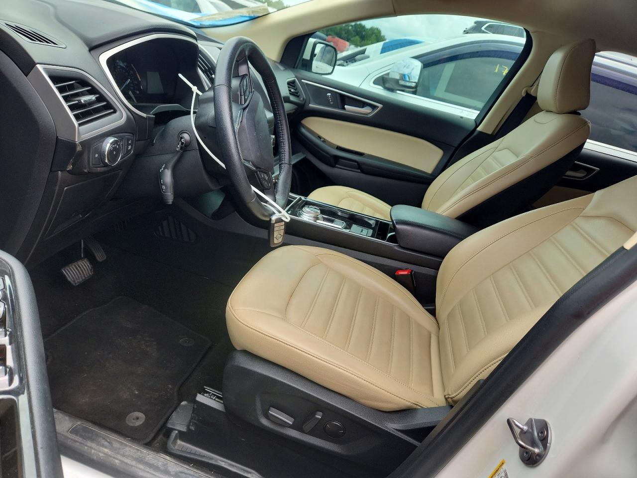 2020 Ford Edge Sel White vin: 2FMPK3J93LBA18191