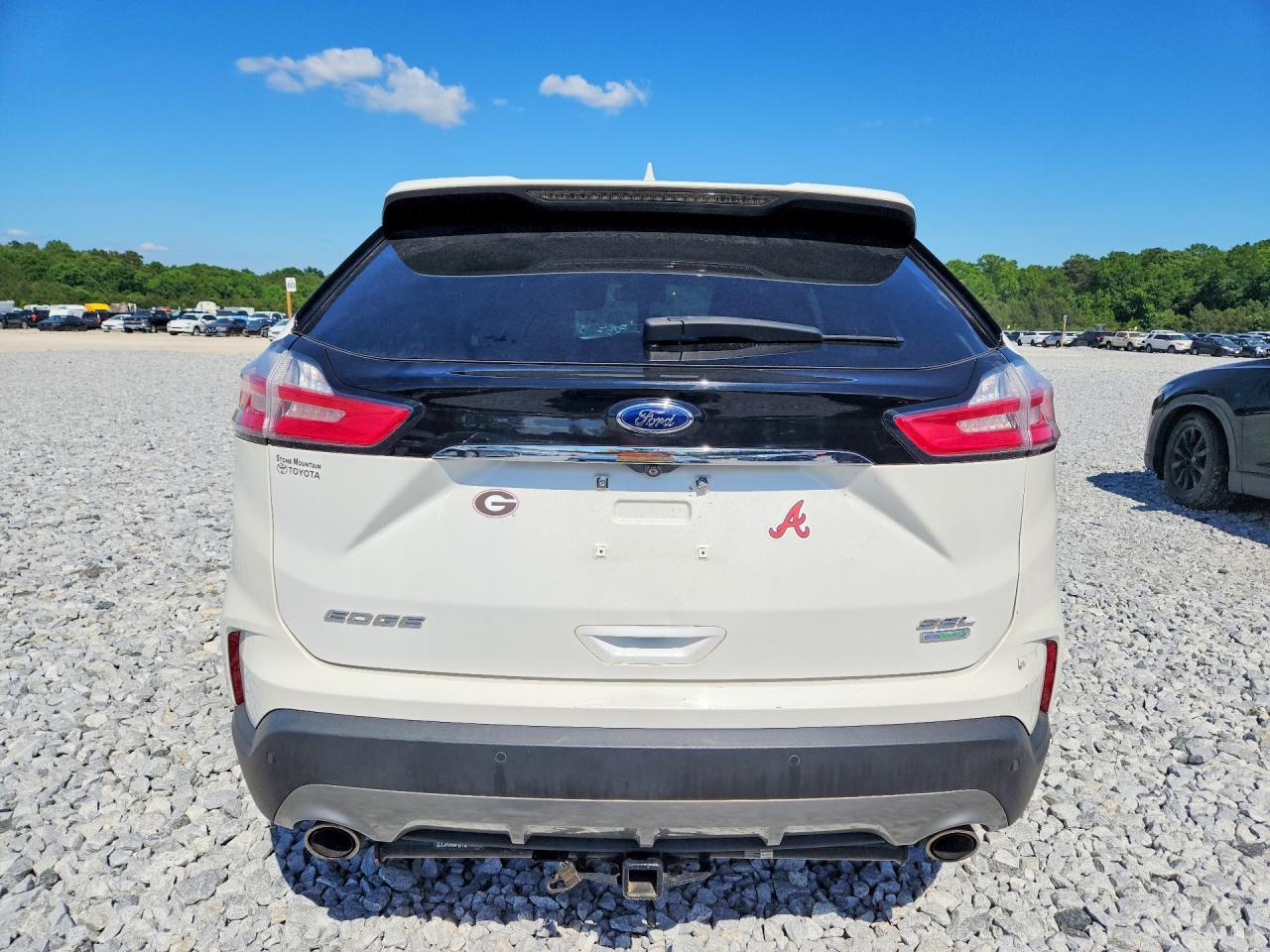 2020 Ford Edge Sel White vin: 2FMPK3J93LBA18191