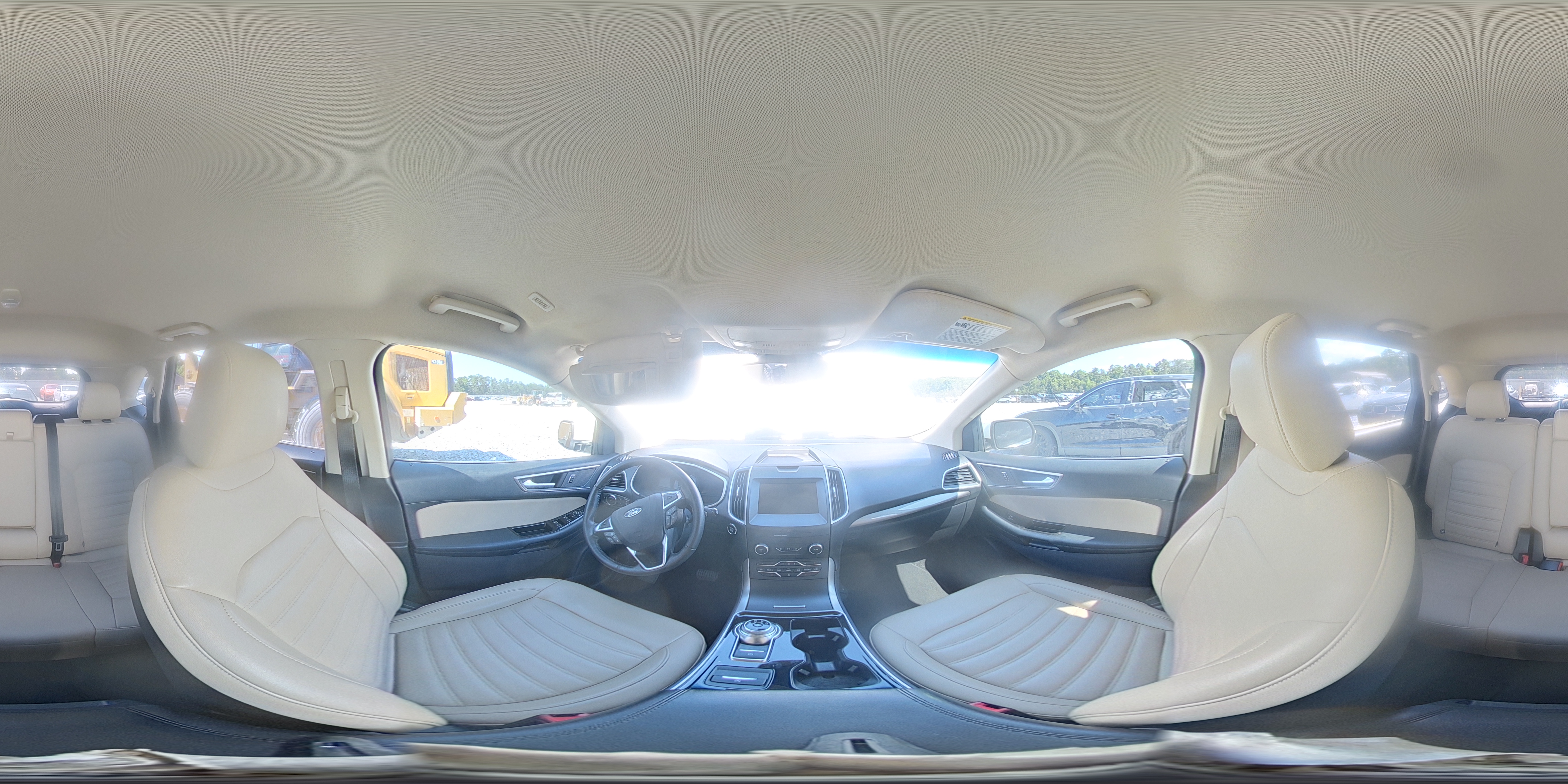 2020 Ford Edge Sel White vin: 2FMPK3J93LBA18191