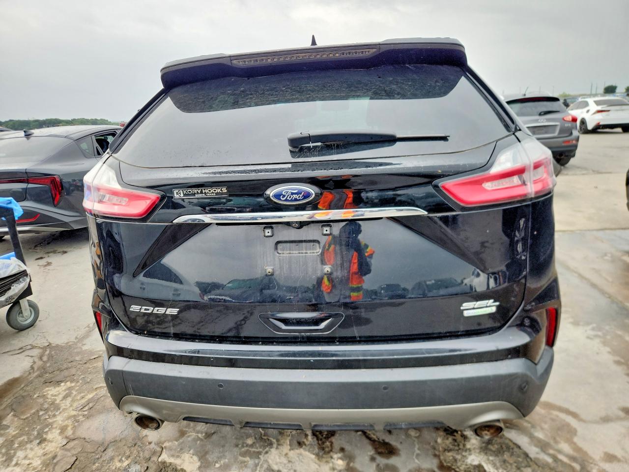 2020 Ford Edge Sel Black vin: 2FMPK3J93LBA42538