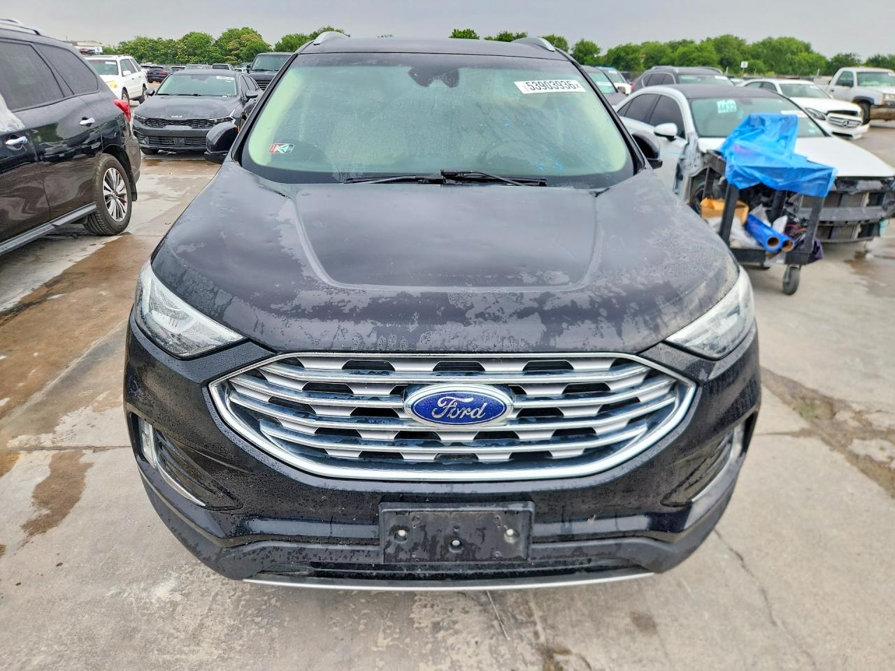 2020 Ford Edge Sel Black vin: 2FMPK3J93LBA42538