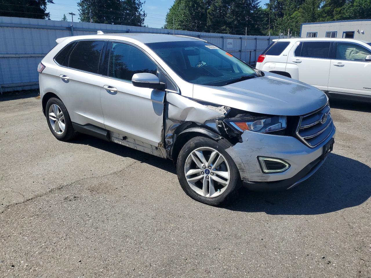 2016 Ford Edge Sel Серебряный vin: 2FMPK3J94GBB99498