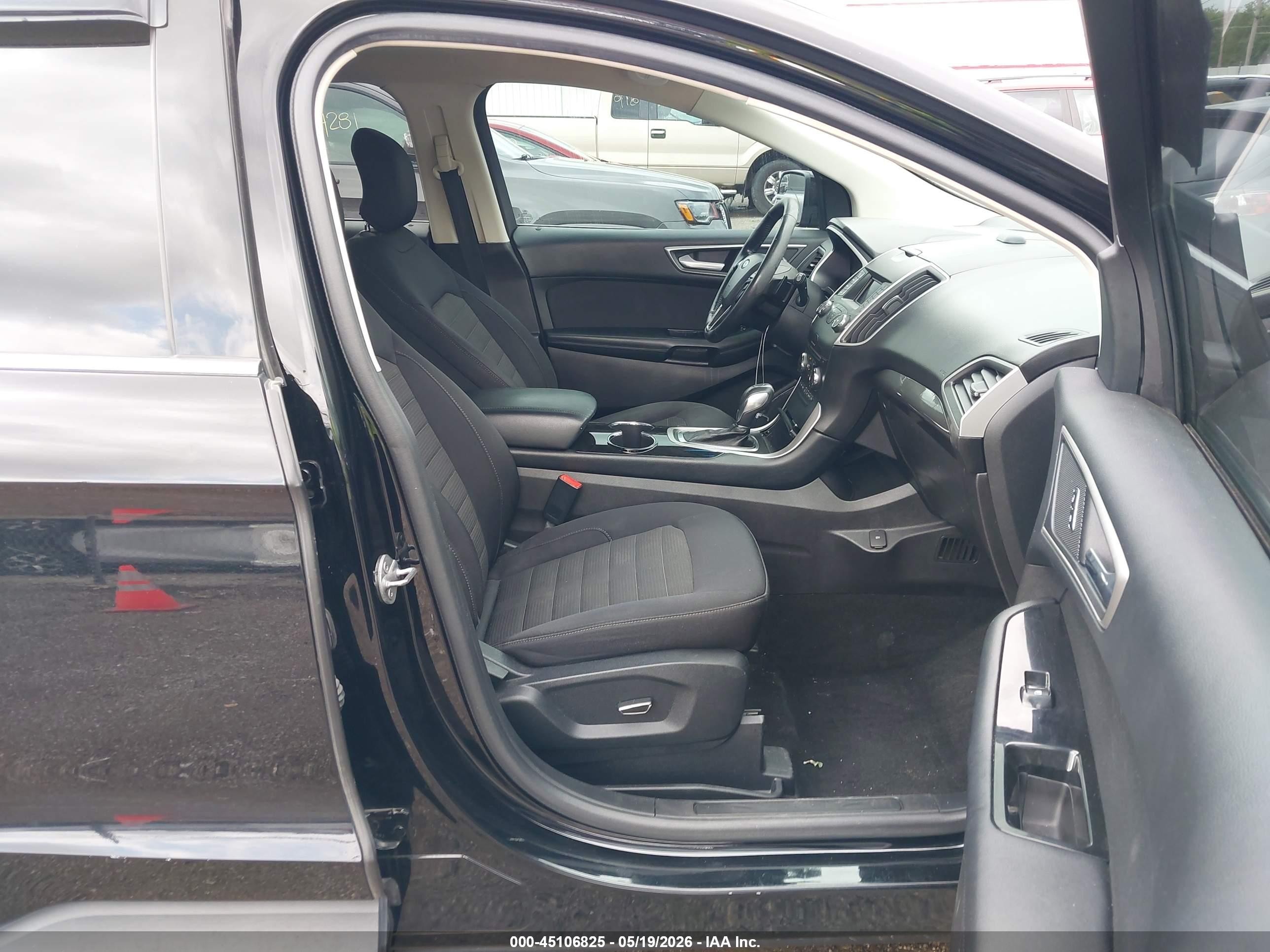 2017 Ford Edge Sel Black vin: 2FMPK3J95HBC16178