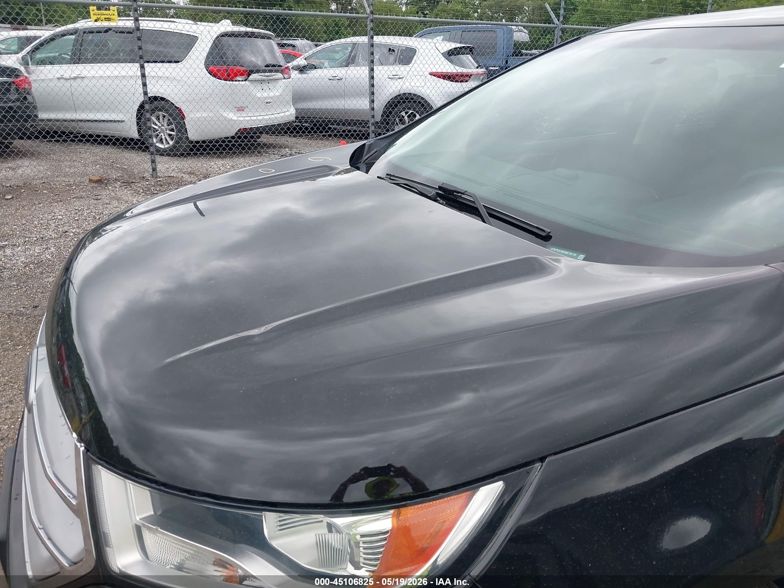 2017 Ford Edge Sel Black vin: 2FMPK3J95HBC16178