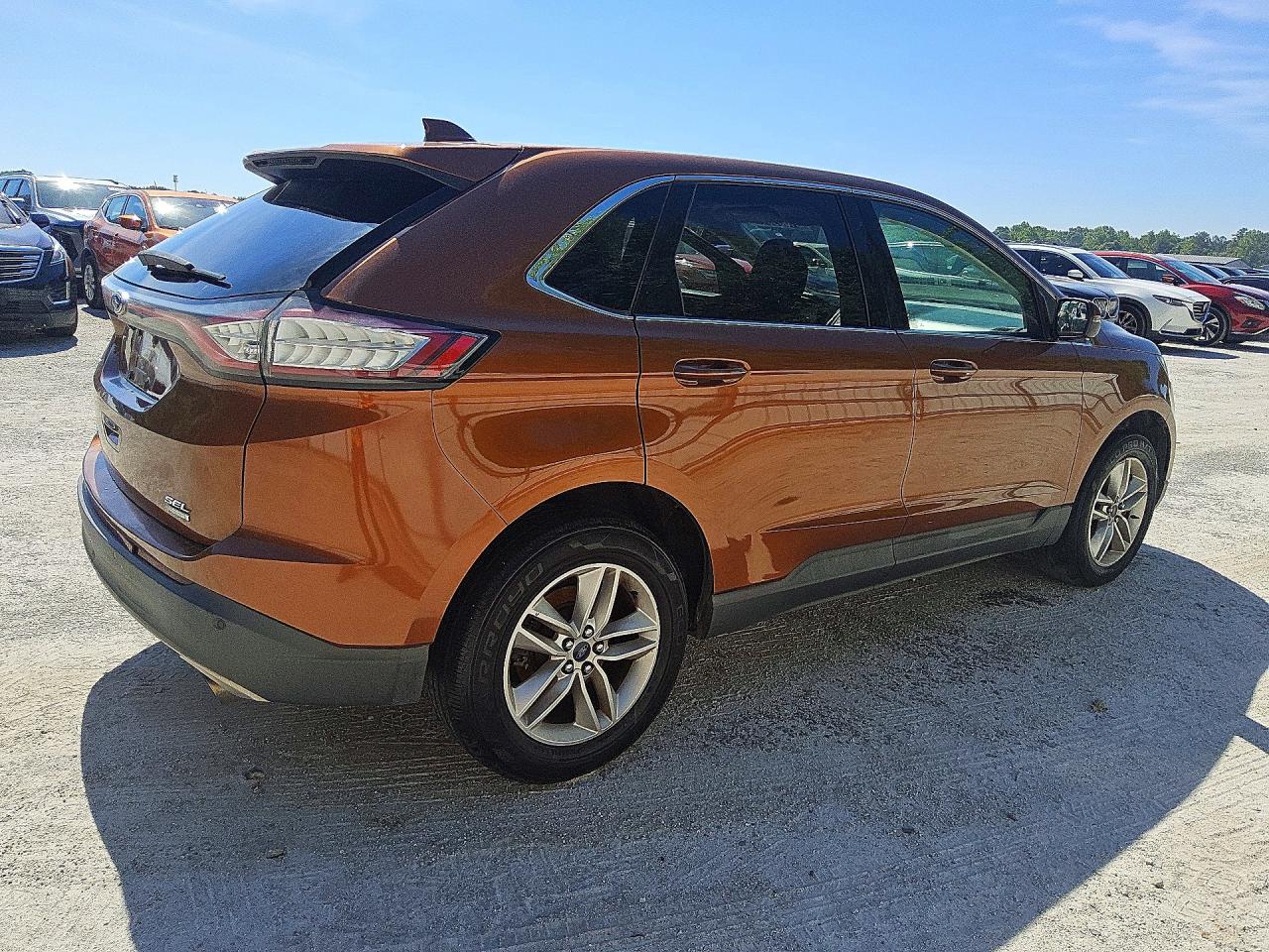2017 Ford Edge Sel Orange vin: 2FMPK3J95HBC27939