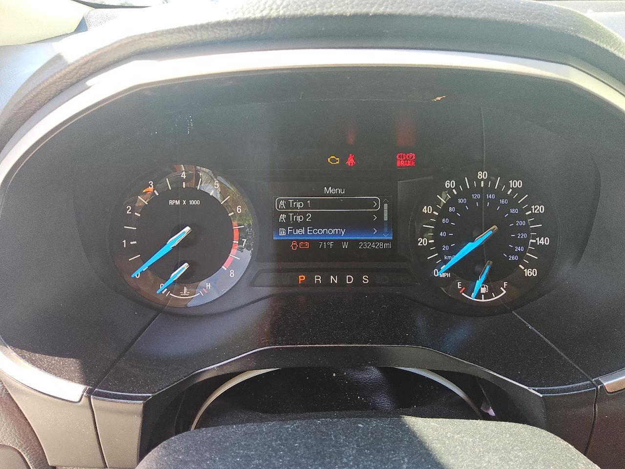 2017 Ford Edge Sel Orange vin: 2FMPK3J95HBC27939 Damage: Warning Light - Engine, On, Unacceptable
