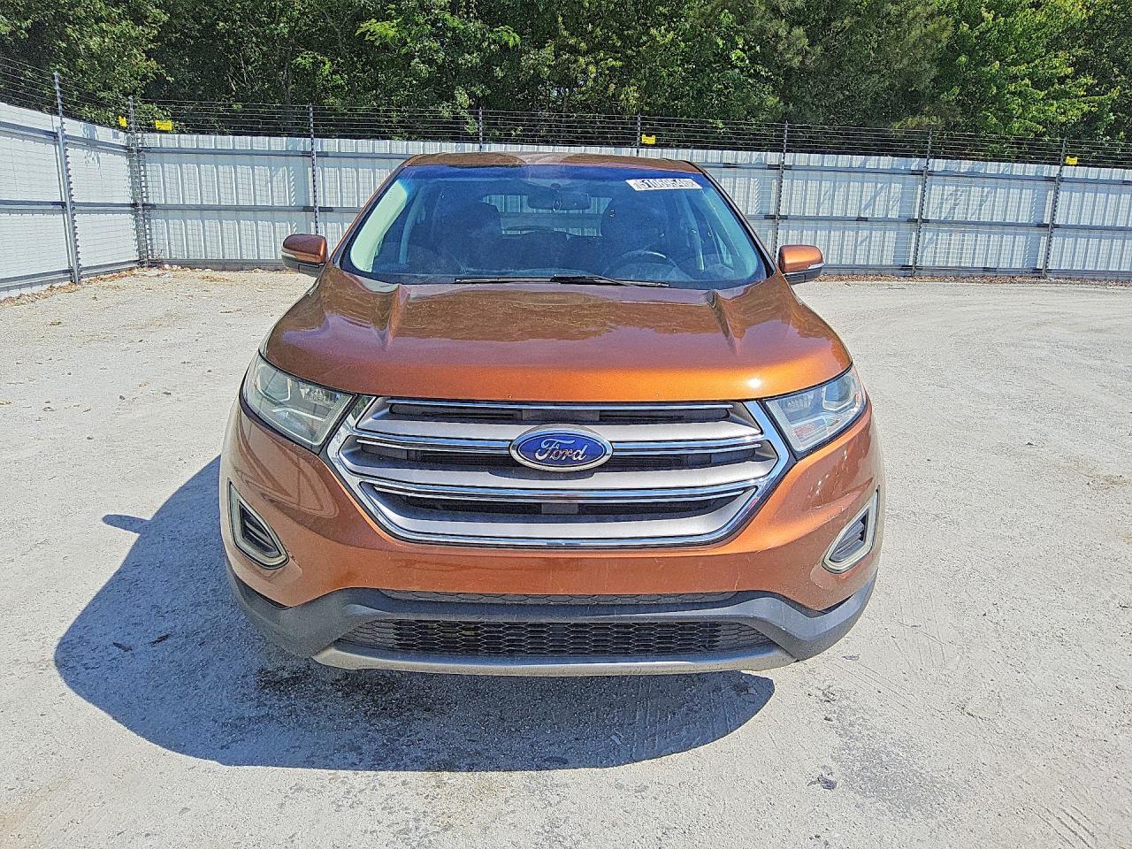 2017 Ford Edge Sel Orange vin: 2FMPK3J95HBC27939