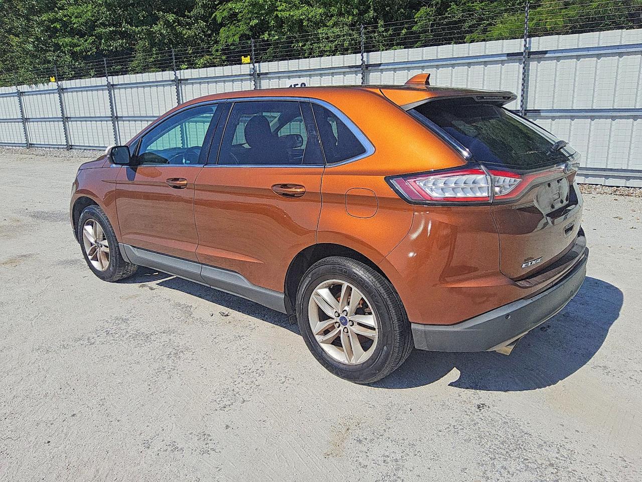 2017 Ford Edge Sel Orange vin: 2FMPK3J95HBC27939