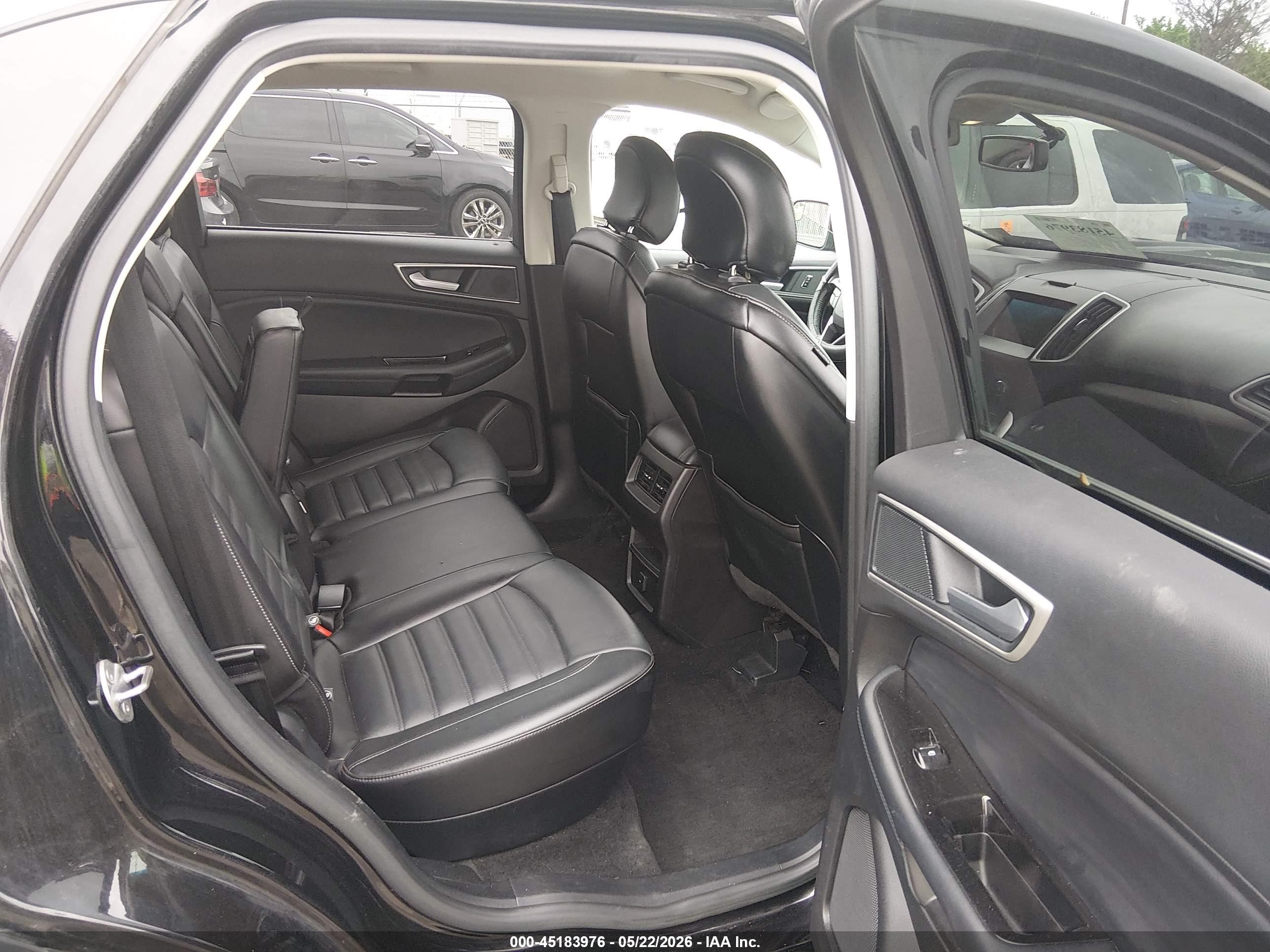 2018 Ford Edge Sel Black vin: 2FMPK3J95JBB43609