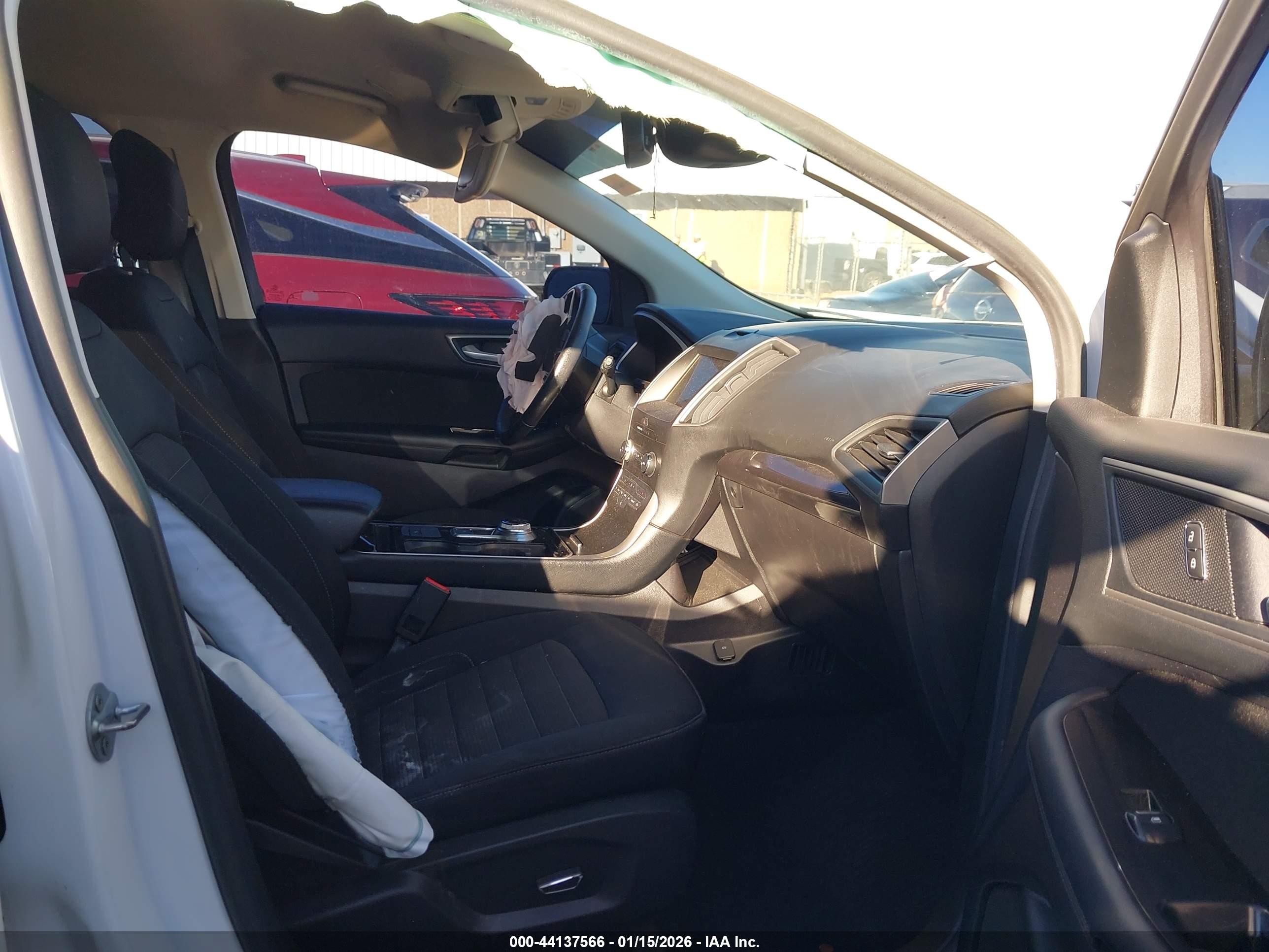 2019 Ford Edge Sel White vin: 2FMPK3J95KBB93122