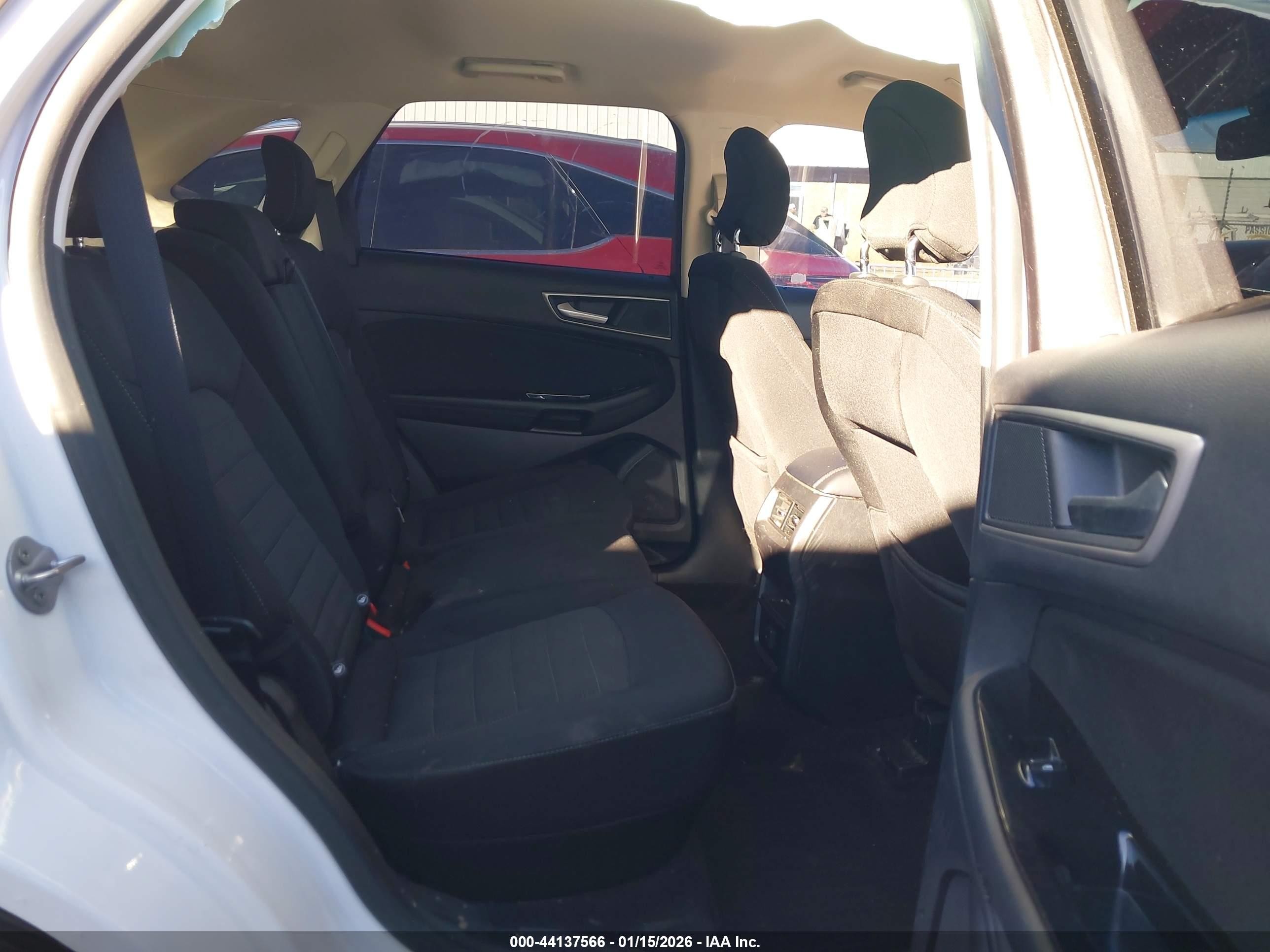 2019 Ford Edge Sel White vin: 2FMPK3J95KBB93122