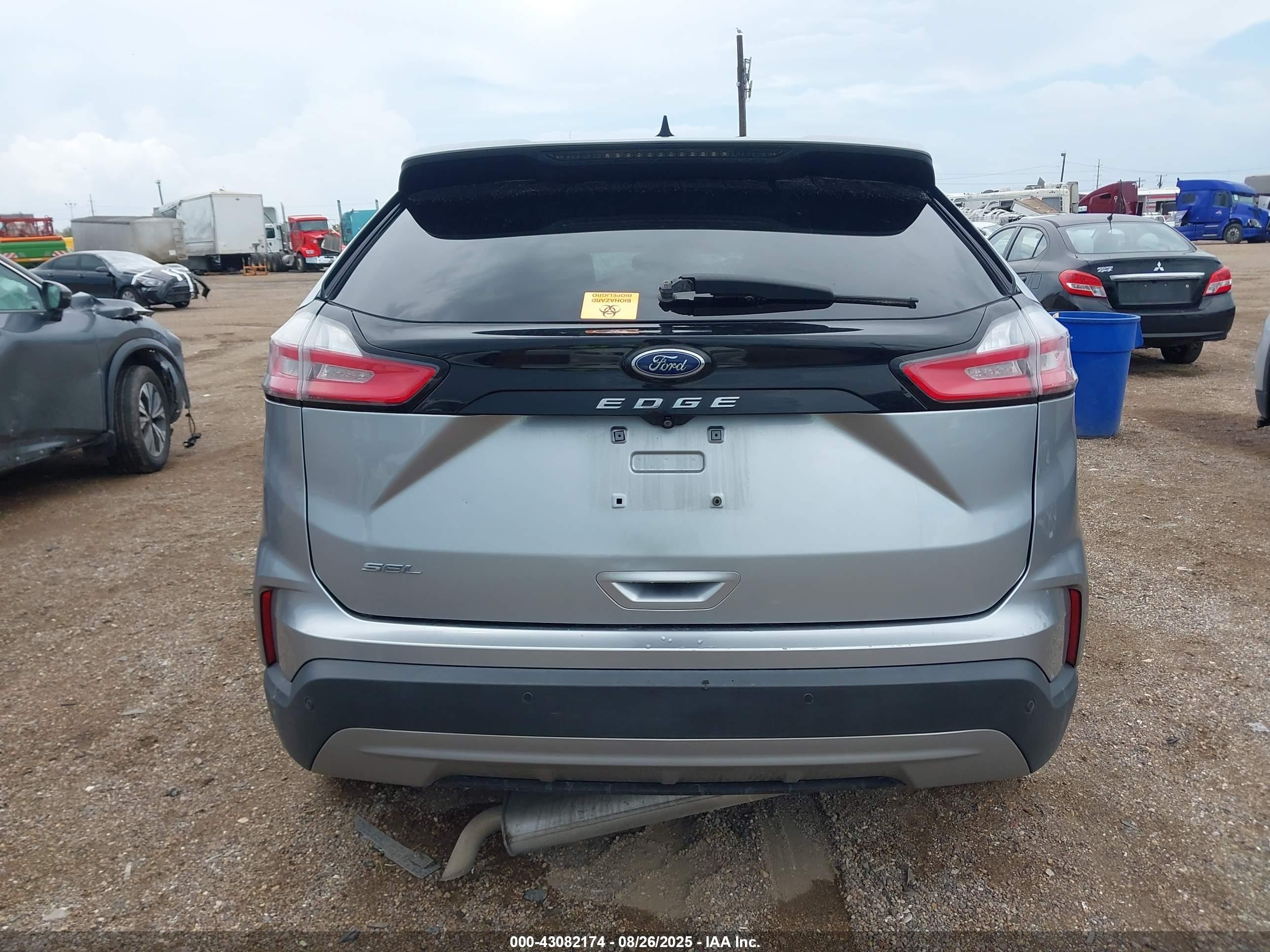 2021 Ford Edge Sel Серебряный vin: 2FMPK3J95MBA02138