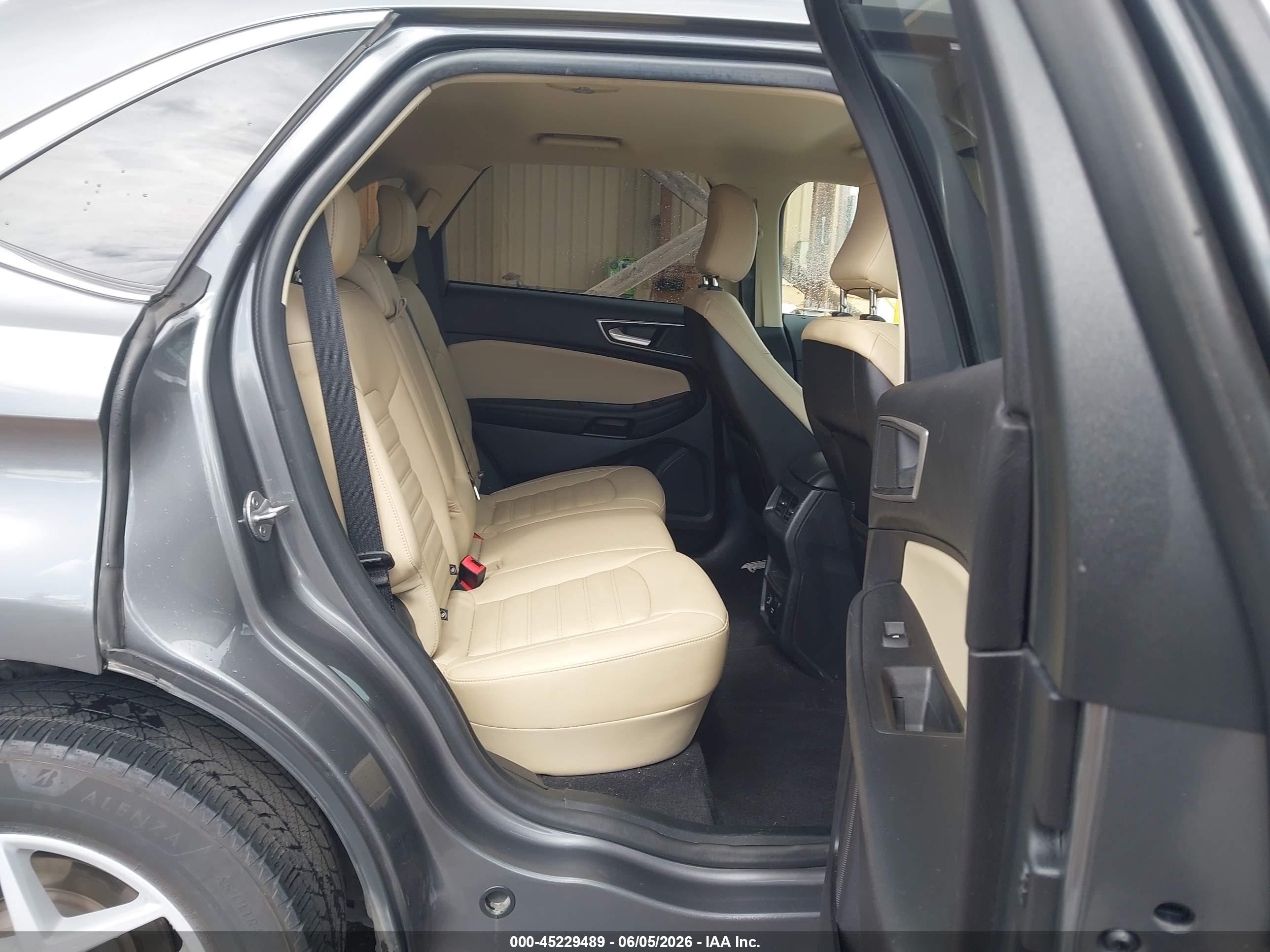 2021 Ford Edge Sel Gray vin: 2FMPK3J95MBA40730