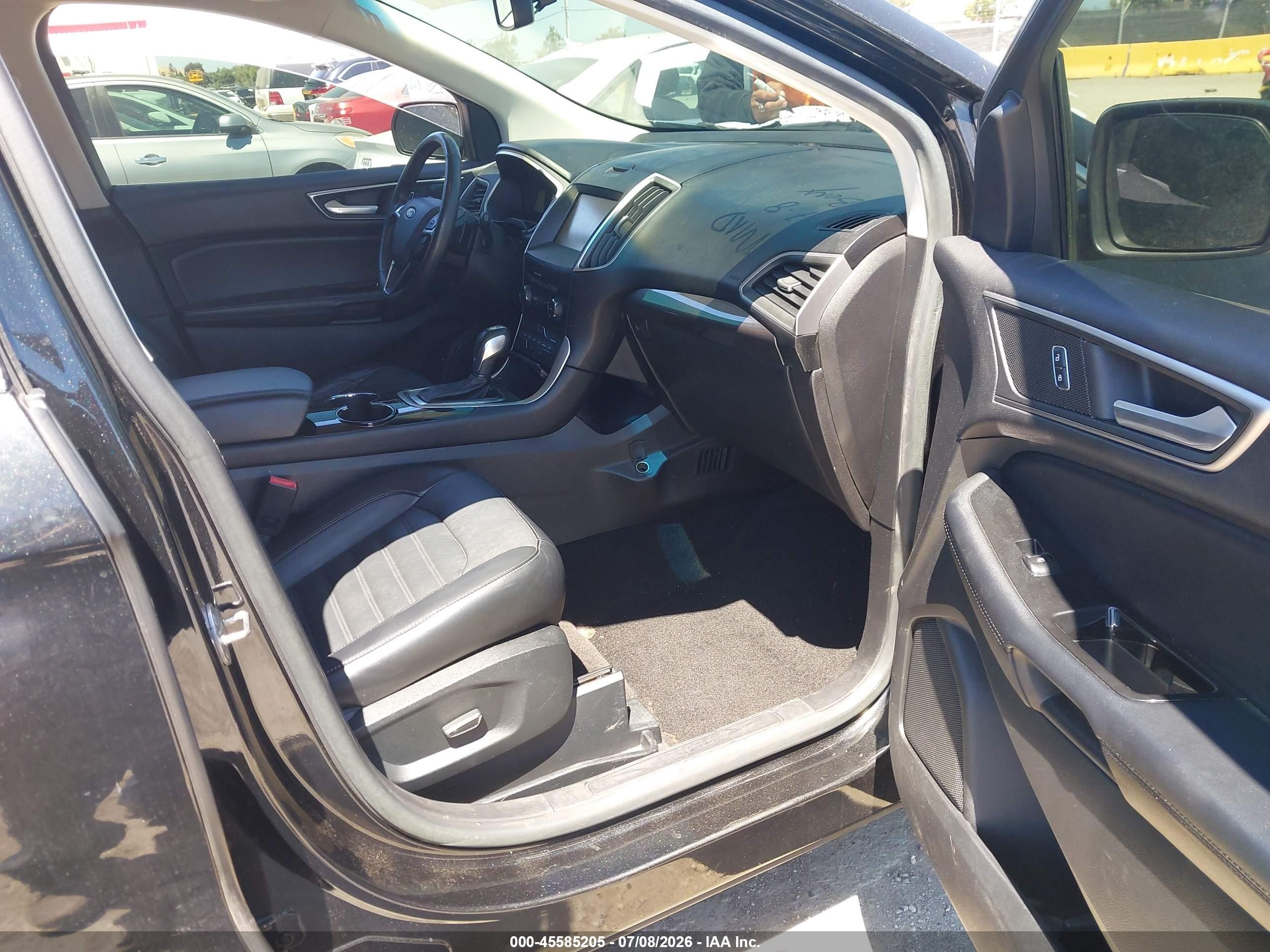 2015 Ford Edge Sel Black vin: 2FMPK3J96FBB45649