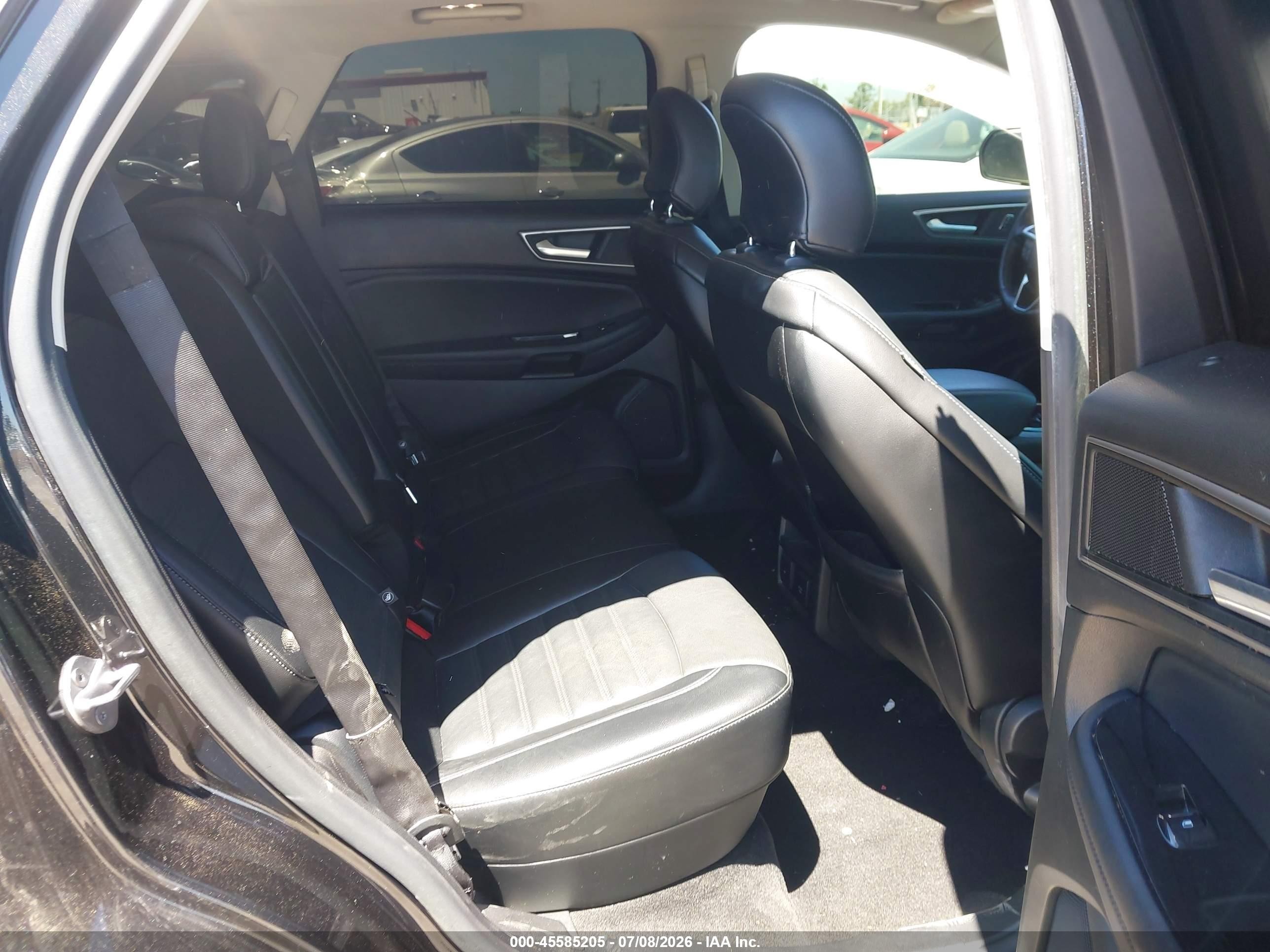 2015 Ford Edge Sel Black vin: 2FMPK3J96FBB45649