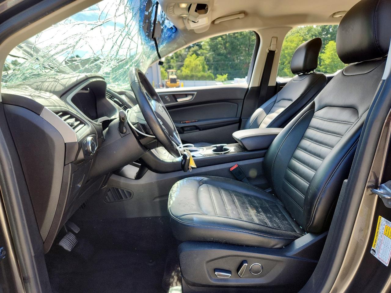 2017 Ford Edge Sel Gray vin: 2FMPK3J96HBB67962