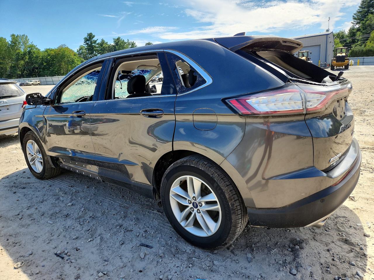 2017 Ford Edge Sel Gray vin: 2FMPK3J96HBB67962