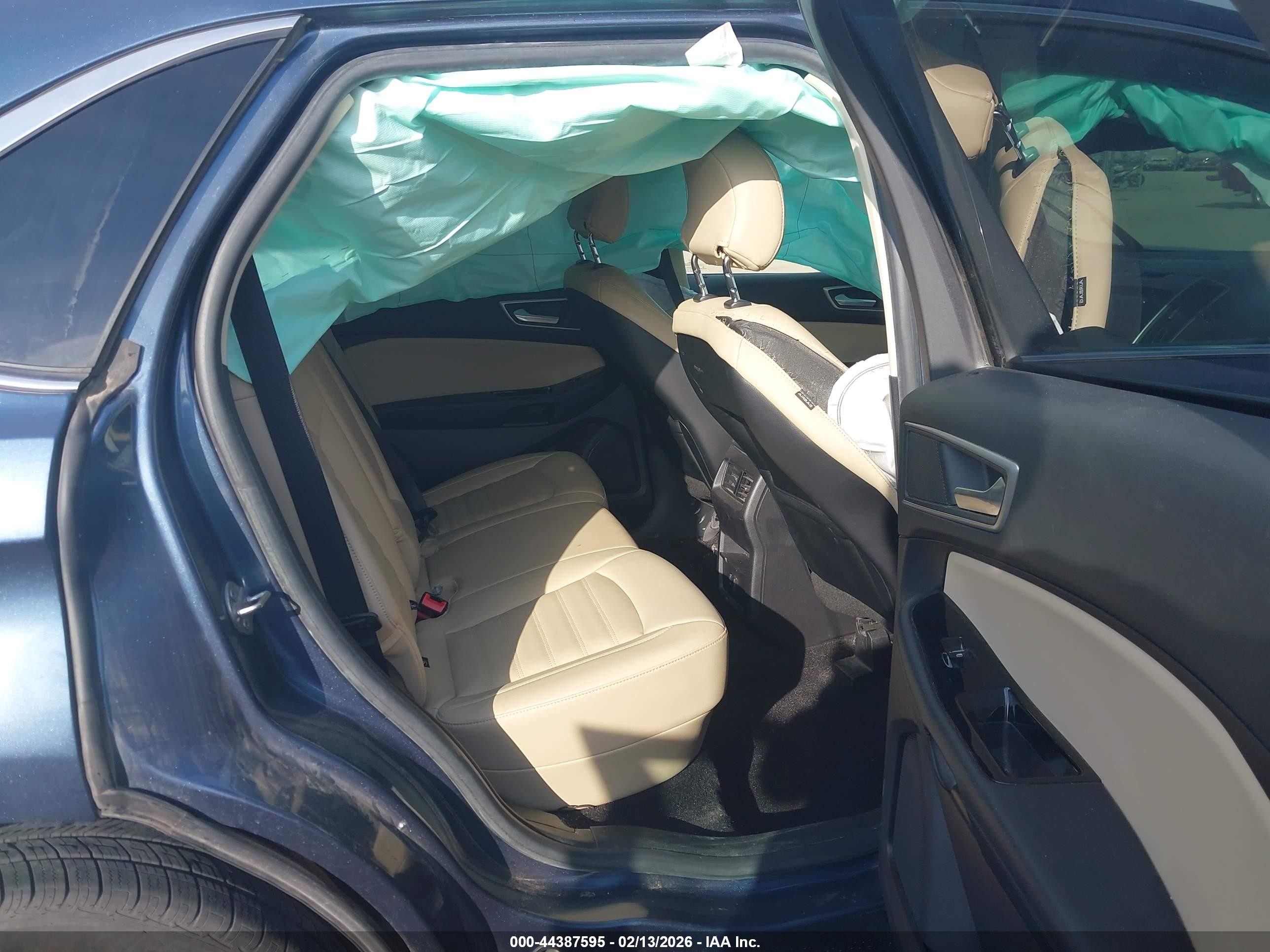 2019 Ford Edge Sel Blue vin: 2FMPK3J97KBB25470