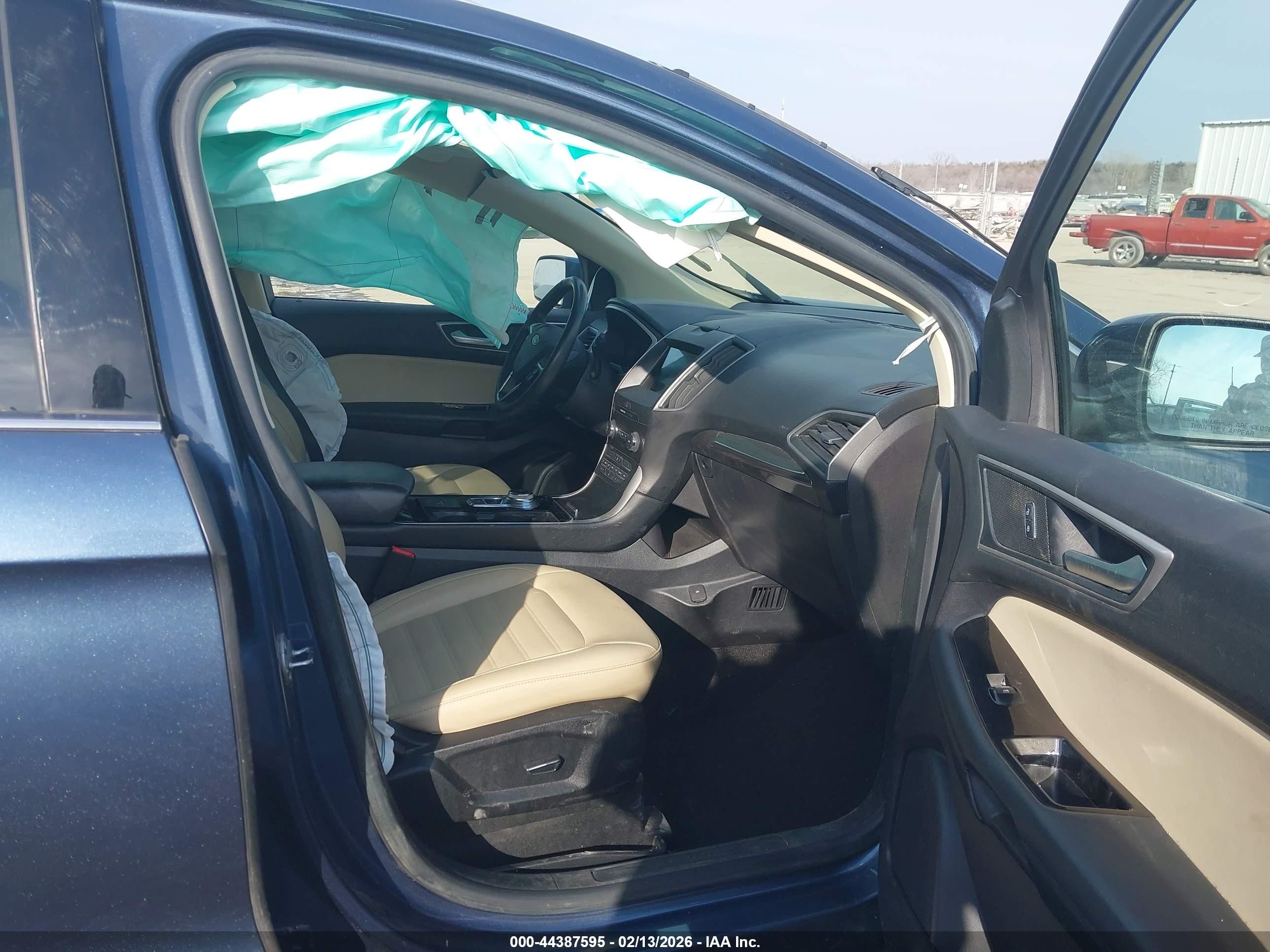 2019 Ford Edge Sel Blue vin: 2FMPK3J97KBB25470