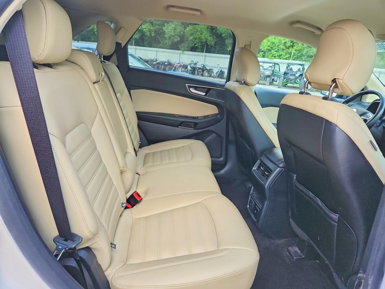 2019 Ford Edge Sel White vin: 2FMPK3J97KBB99844